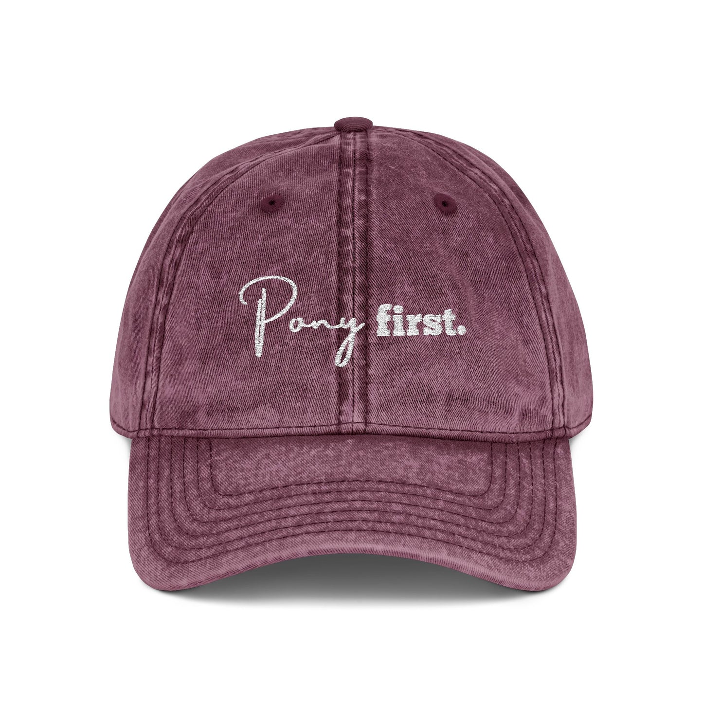 Pony first Cap