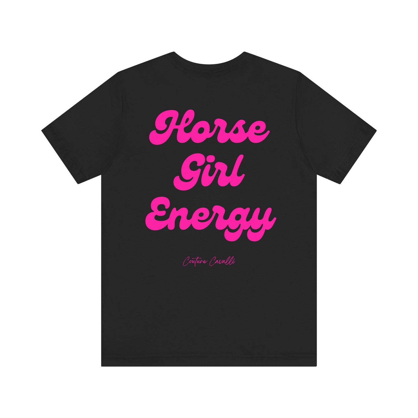 Horse Girl Energy T-Shirt – Ästhetisches Reiter Shirt für Pferdemädchen und Reiterinnen