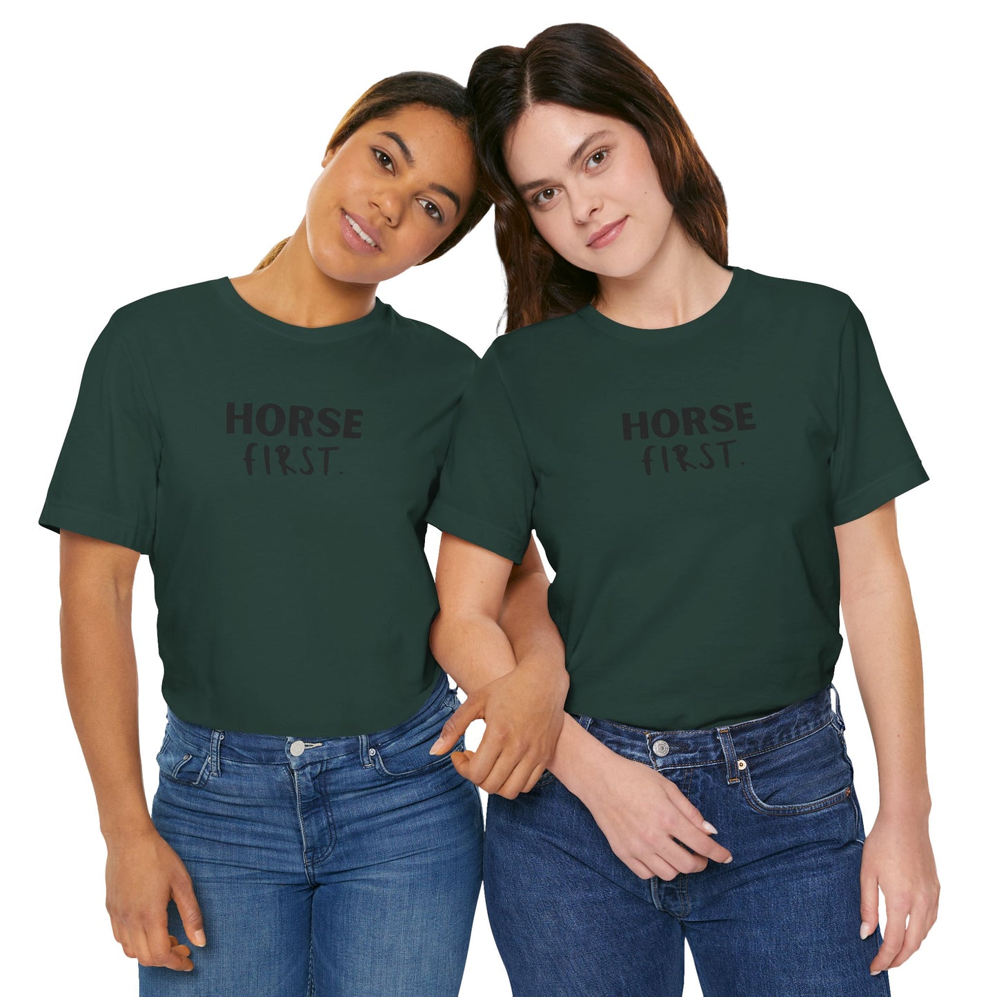 Horse First T-Shirt für Damen – Dein Herz schlägt für dein Pferd
