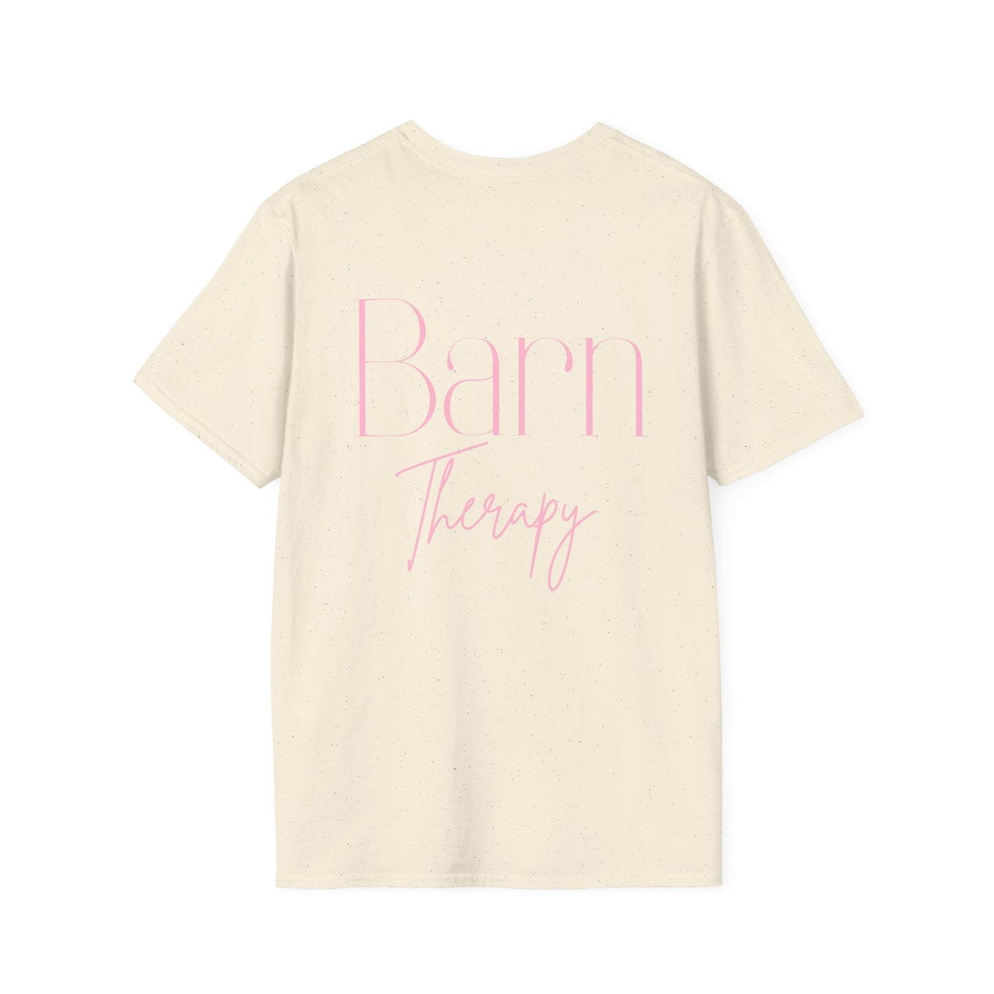 Barn Therapy T-Shirt | Reitsport Statement Shirt für Pferdeliebhaber | Equestrian Lifestyle Tee | Stall & Horse Lover Gift