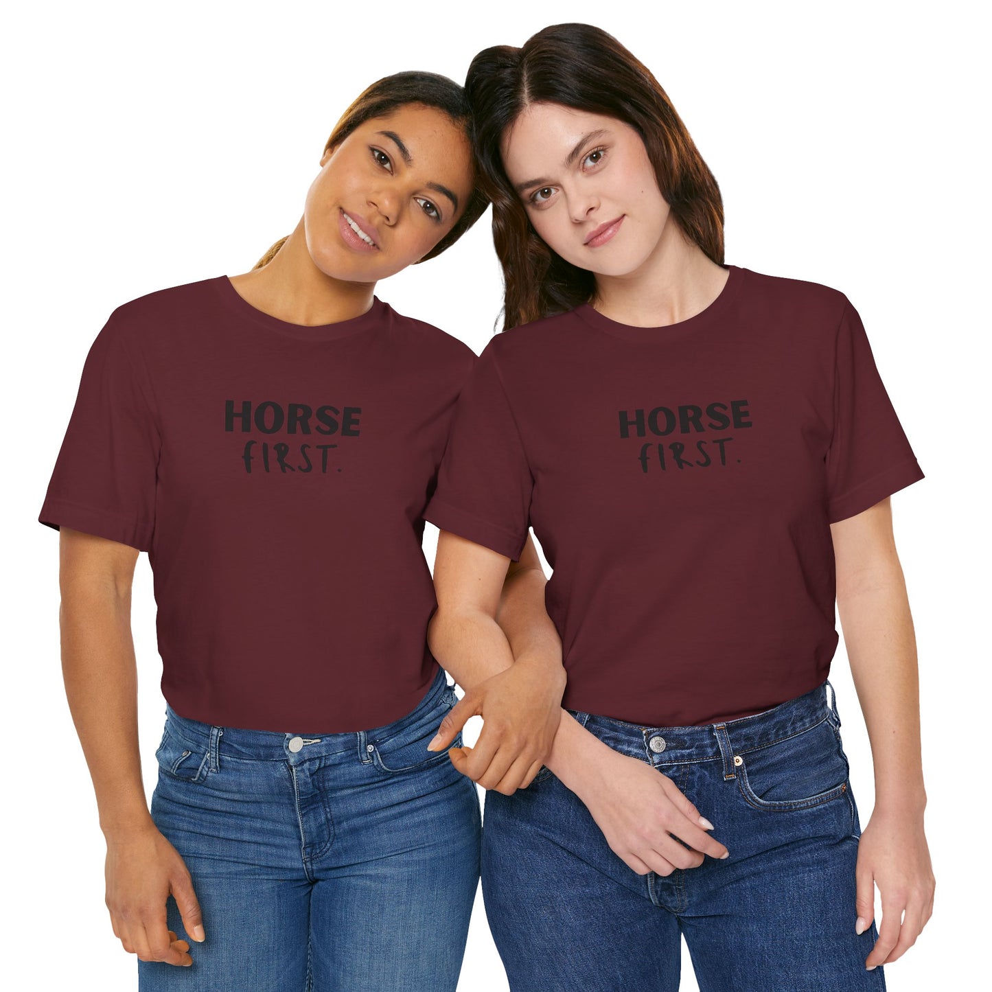 Horse First T-Shirt für Damen – Dein Herz schlägt für dein Pferd