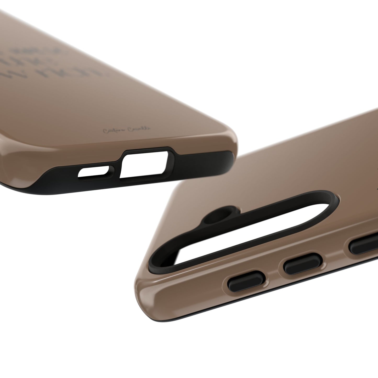 Phone Case — "A Happy Horse Is the New Rich" Brown Protective Case