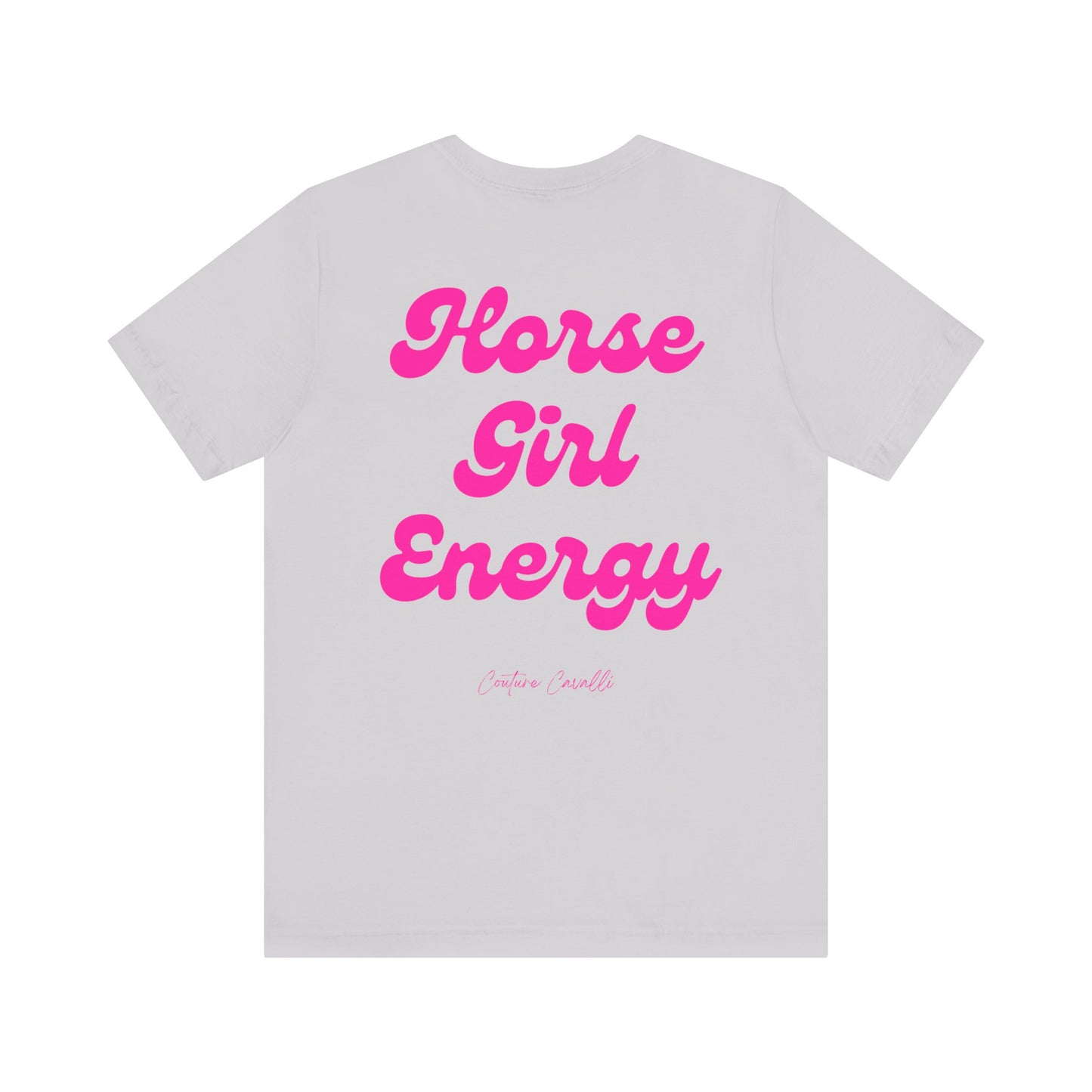 Horse Girl Energy T-Shirt – Ästhetisches Reiter Shirt für Pferdemädchen und Reiterinnen