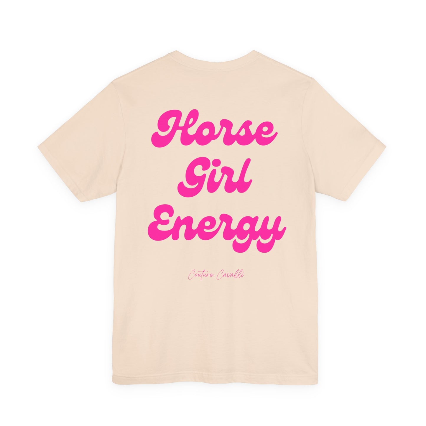Horse Girl Energy T-Shirt – Ästhetisches Reiter Shirt für Pferdemädchen und Reiterinnen