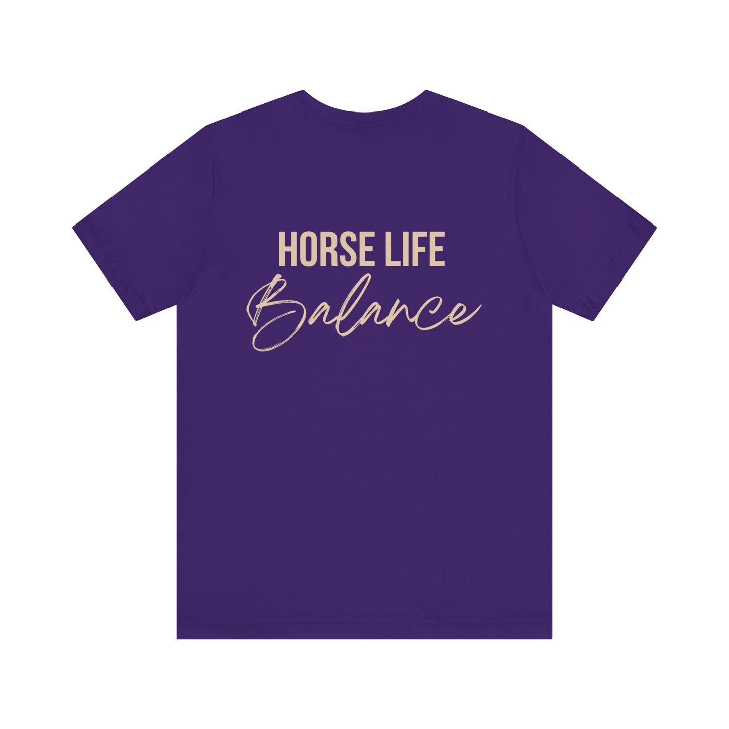 Horse Life Balance T-Shirt — Equestrian Casual Tee