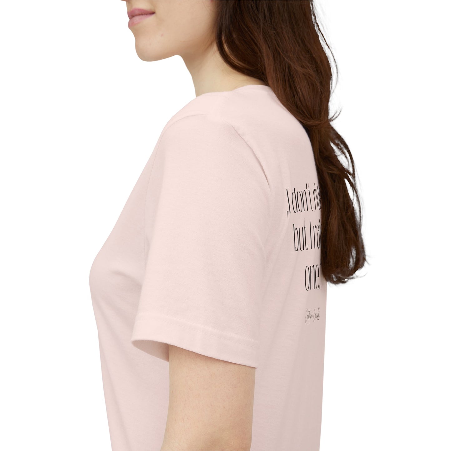 I Don’t Ride But I Raise One Tee — Mom of a Rider T‑Shirt