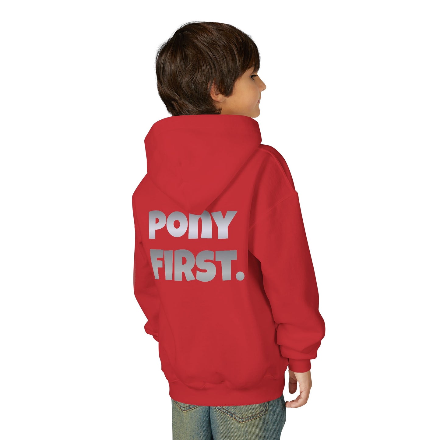 Pony First Kinder-Hoodie – Personalisiert für kleine Stallhelden