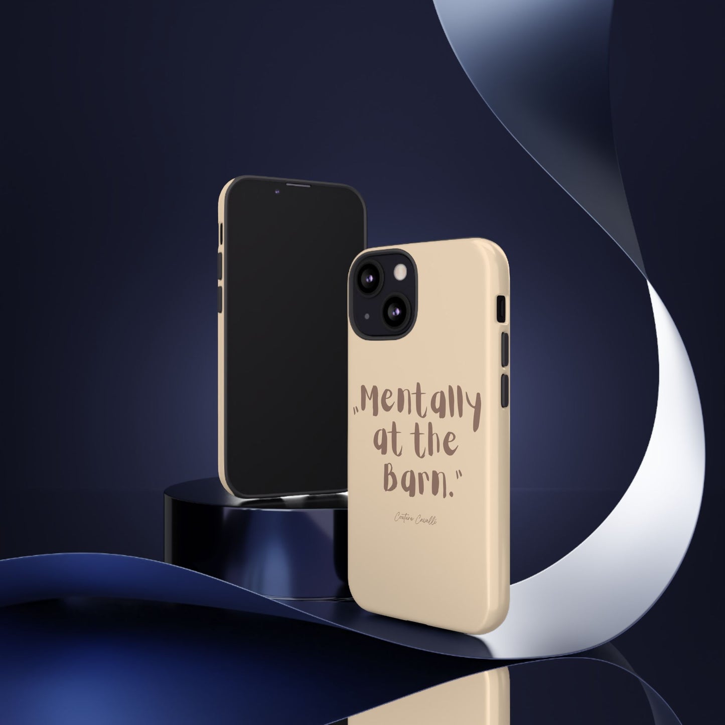 Phone Case — "Mentally at the Barn" Rustic Farmphone Protective Cover