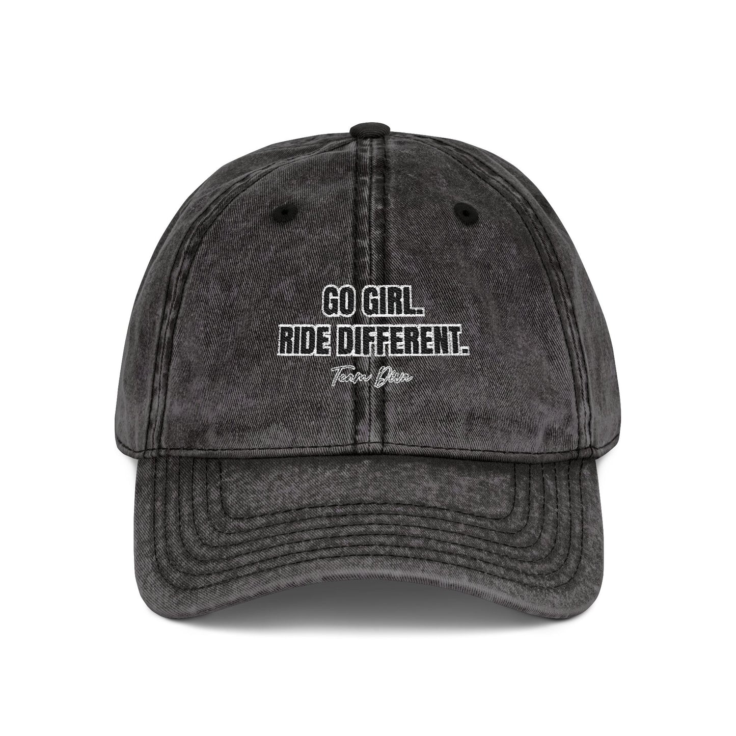 Go Girl. Ride Different Cappy personalisiert