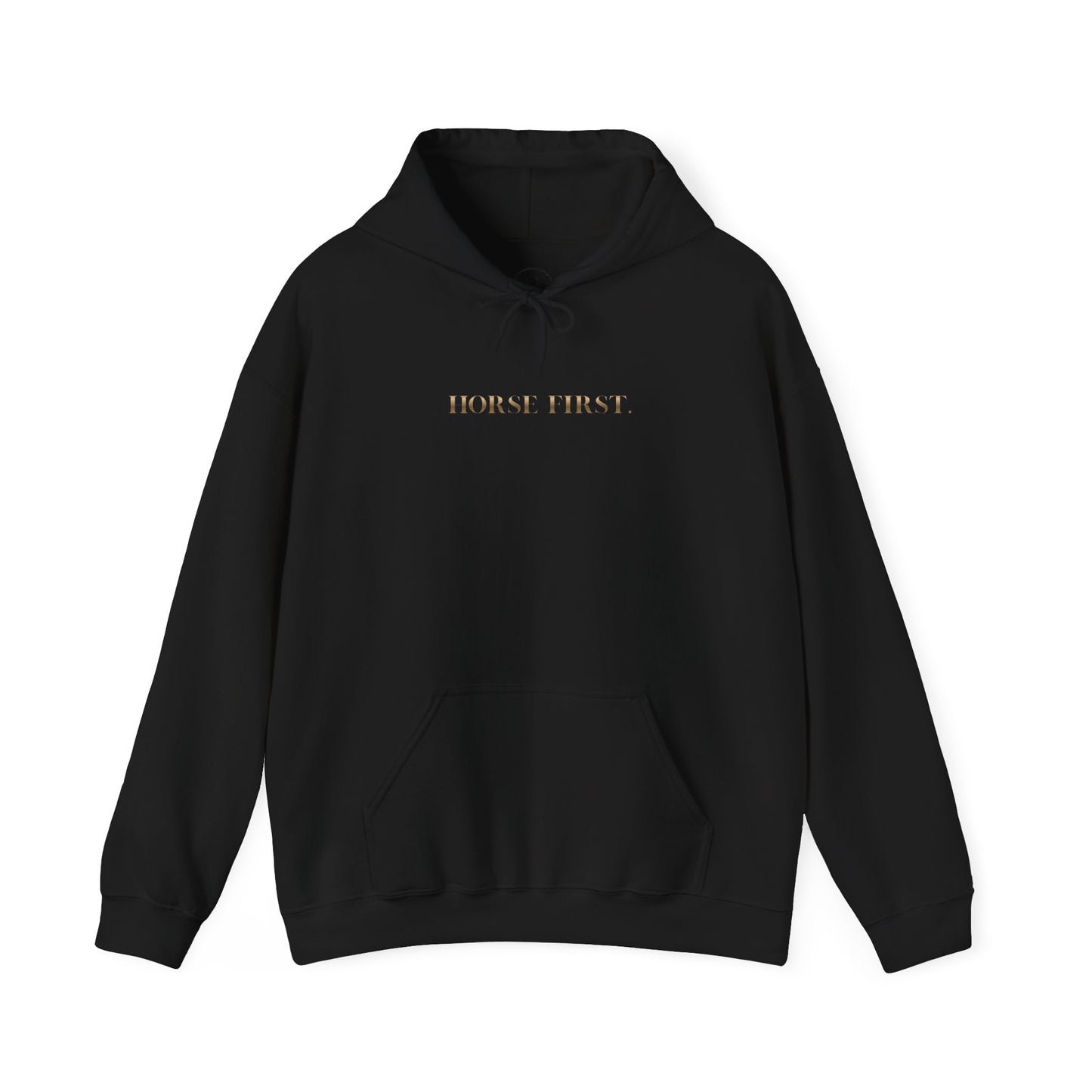 Hoodie — 'Horse First' Minimalist Equestrian Pullover