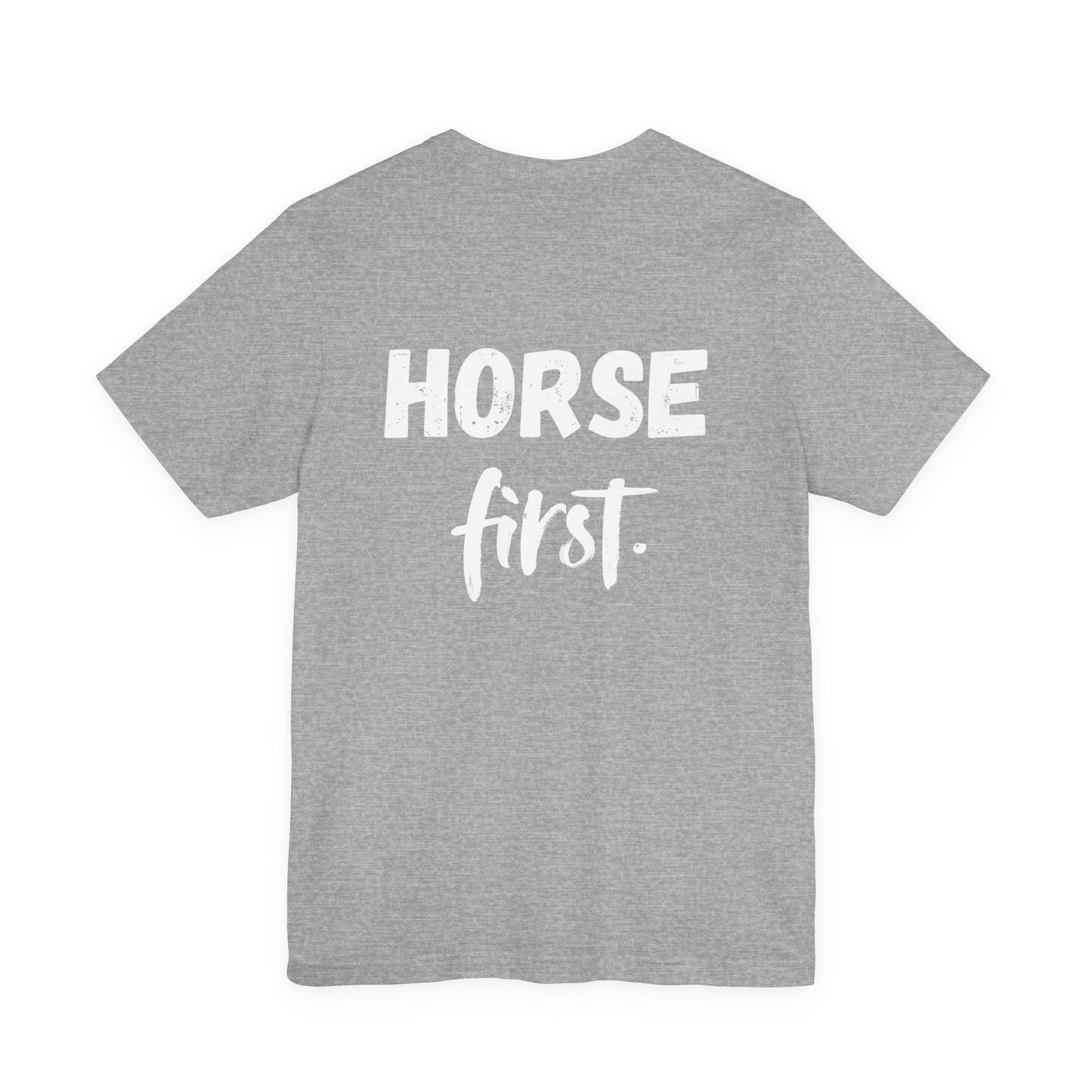 Horse First T‑Shirt — Rückenprint