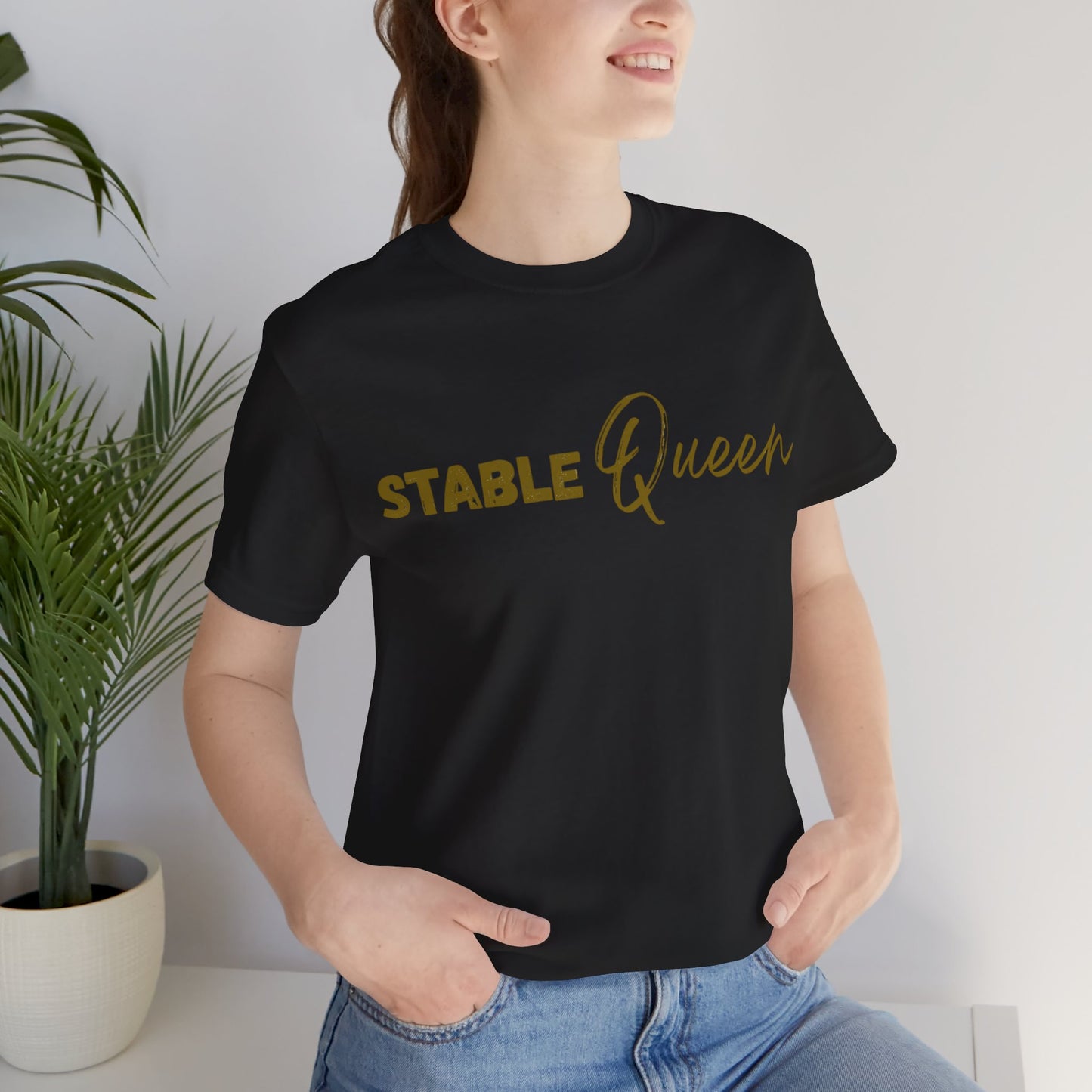 Stable Queen T-Shirt - Trend Statement Shirt für Pferdemädchen I Reitsport Lifestyle Couture Cavalli