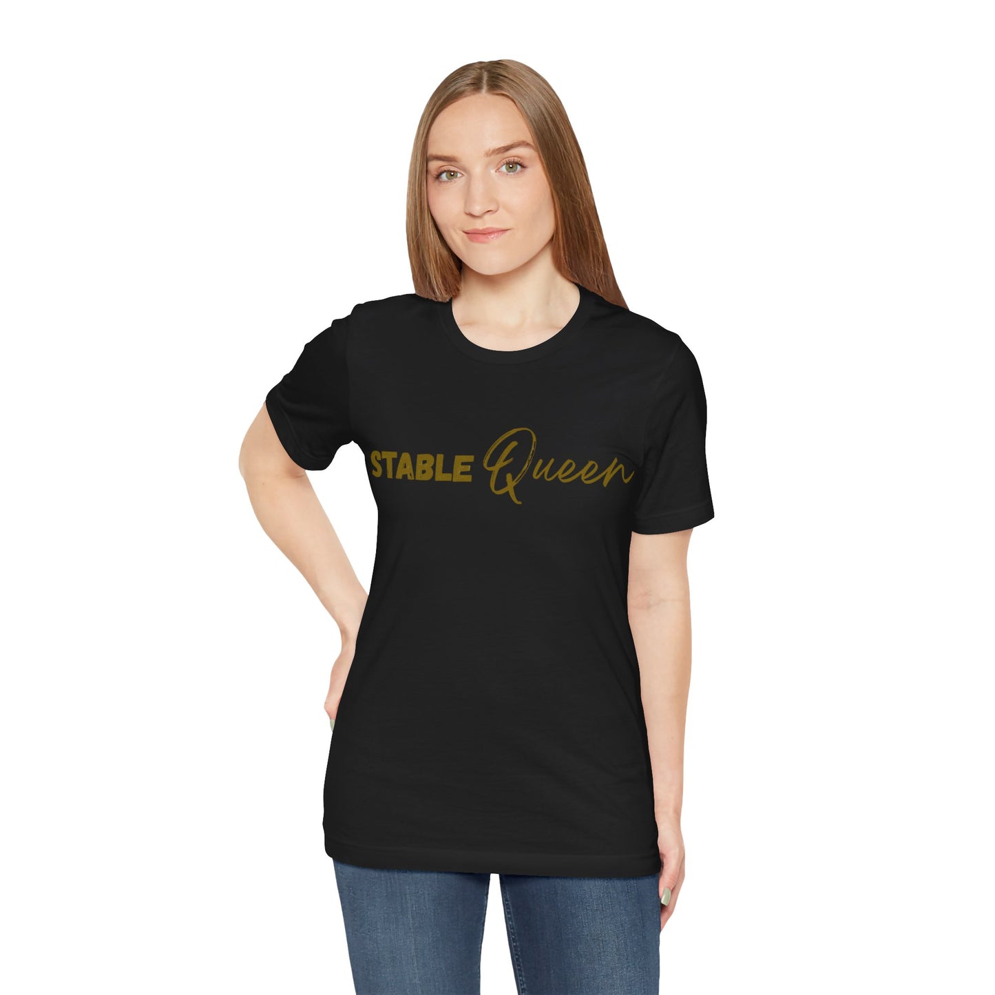 Stable Queen T-Shirt - Trend Statement Shirt für Pferdemädchen I Reitsport Lifestyle Couture Cavalli