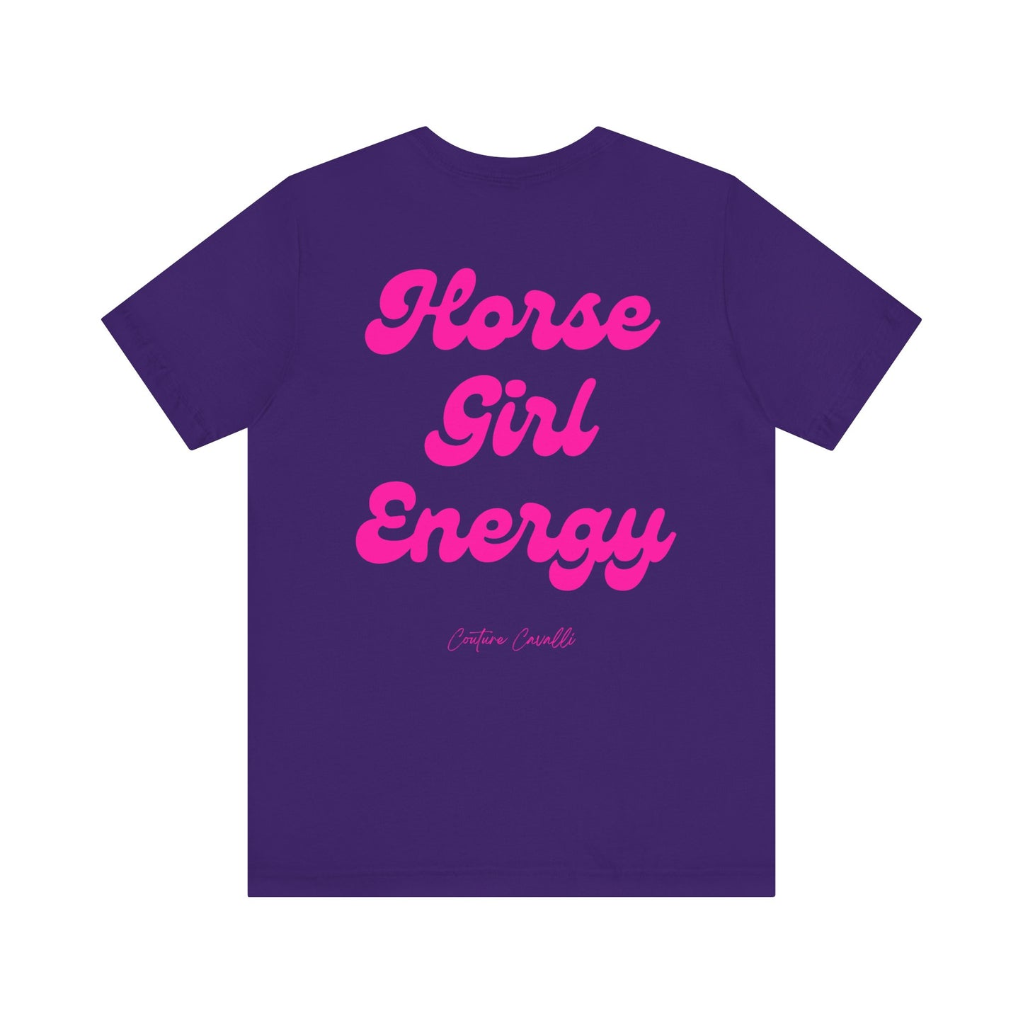 Horse Girl Energy T-Shirt – Ästhetisches Reiter Shirt für Pferdemädchen und Reiterinnen
