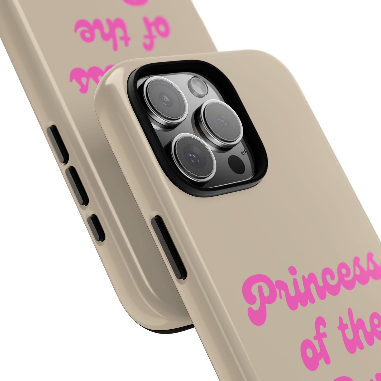 Phone Case — "Princess of the Barn" Pink Script Protective Tough Case
