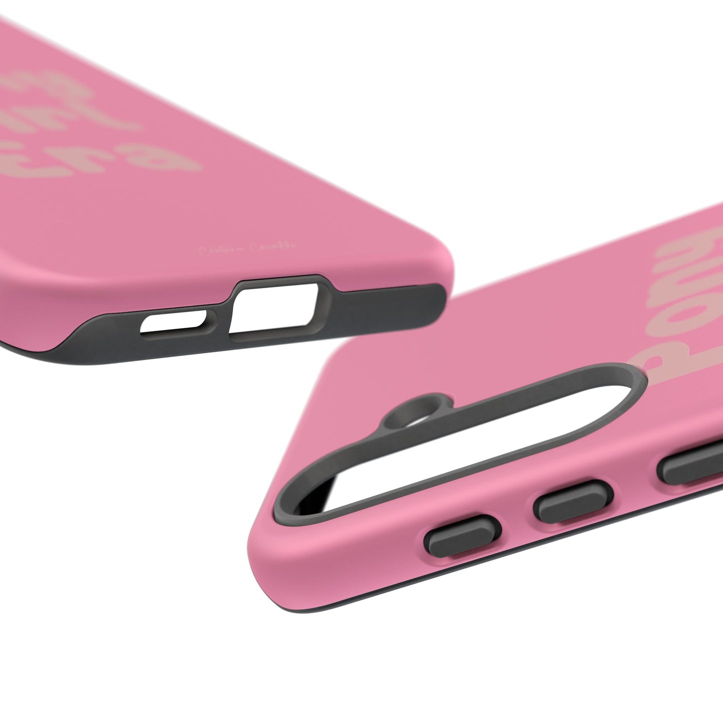 Pony Girl Era Phone Case — Pink Retro Text Protective Tough Case