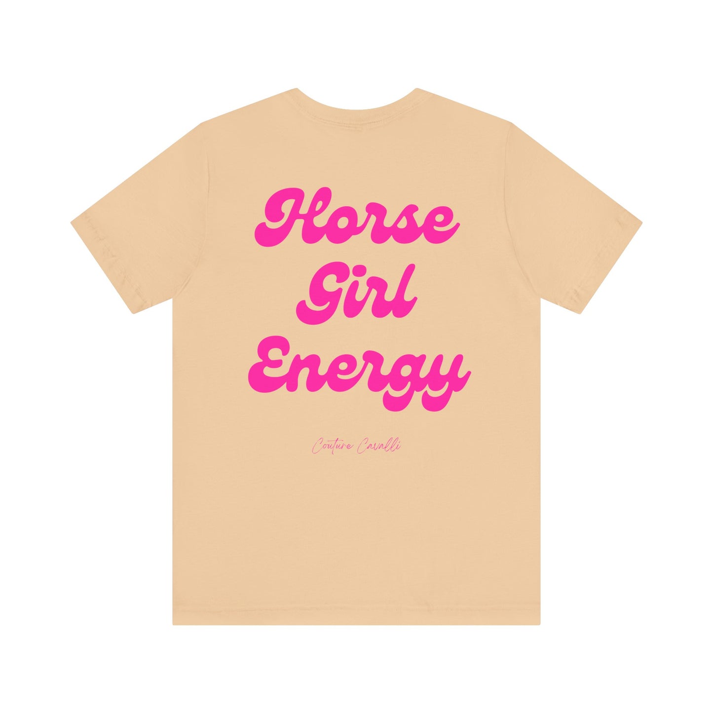 Horse Girl Energy T-Shirt – Ästhetisches Reiter Shirt für Pferdemädchen und Reiterinnen
