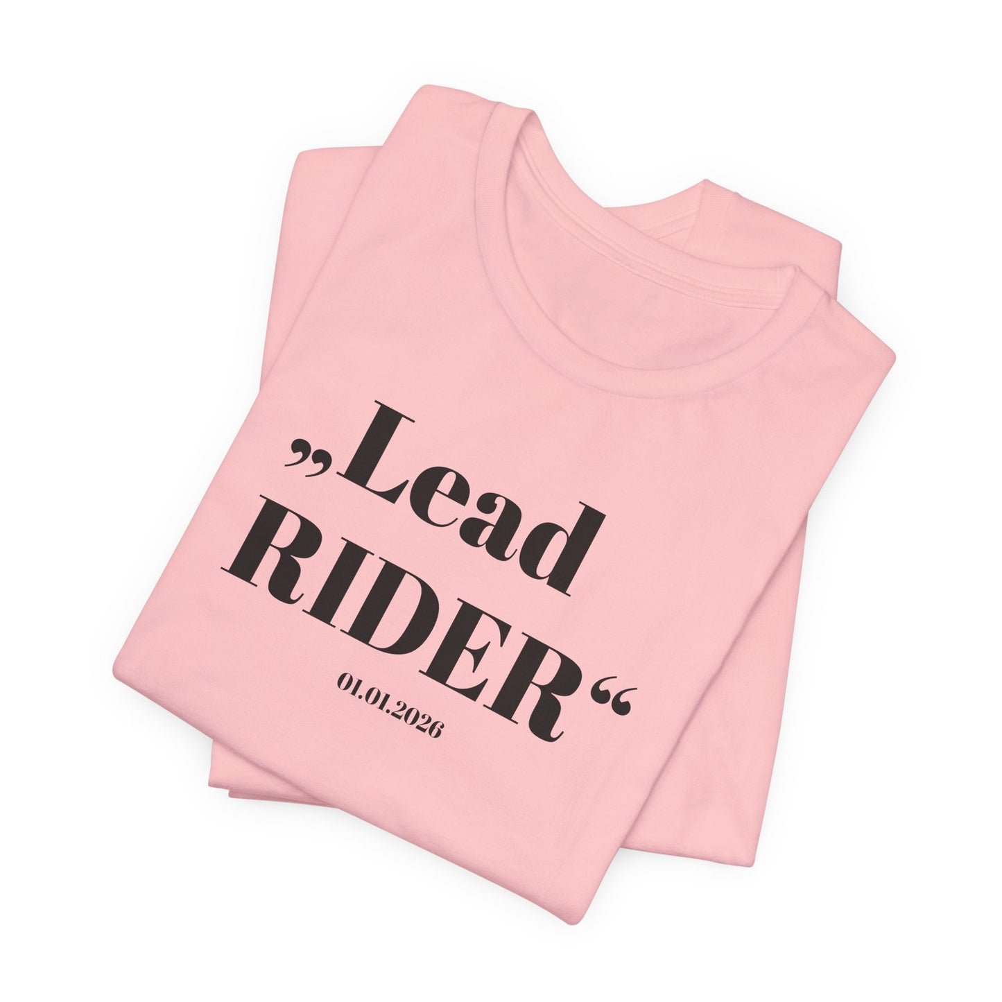 Lead Rider T‑Shirt — Maid of Honor Horse Girl Tee - Bridal Party Equestrian Shirt - Couture Cavalli
