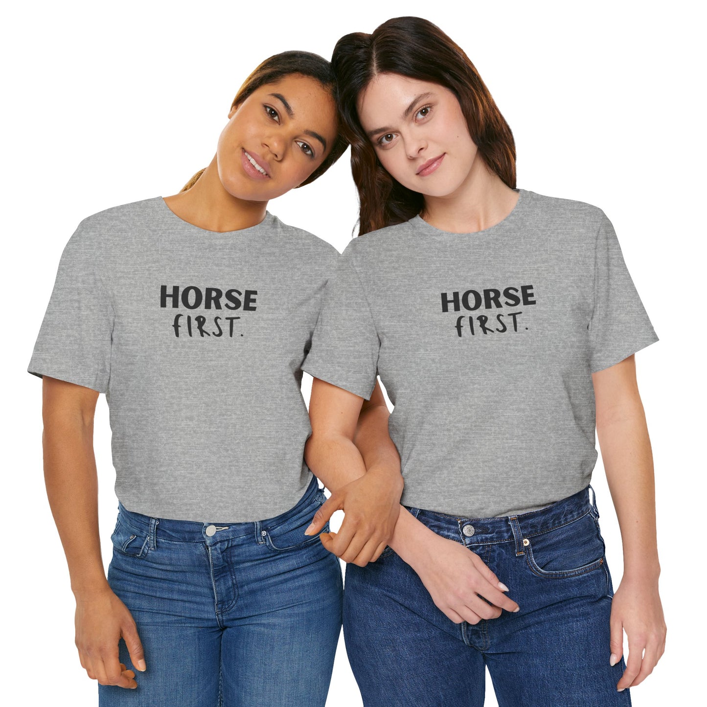 Horse First T-Shirt für Damen – Dein Herz schlägt für dein Pferd