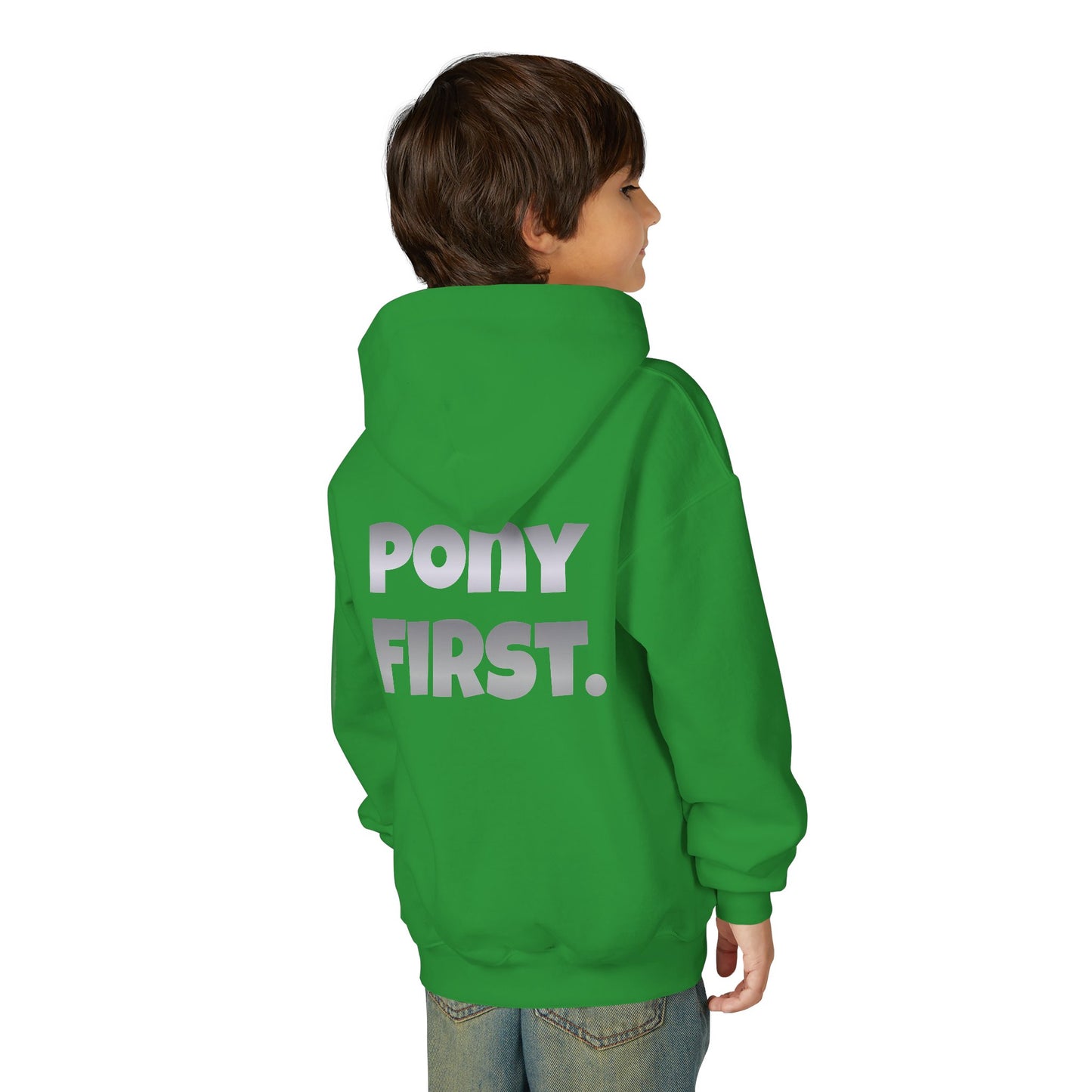 Pony First Kinder-Hoodie – Personalisiert für kleine Stallhelden