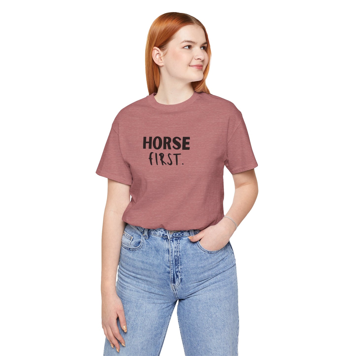 Horse First T-Shirt für Damen – Dein Herz schlägt für dein Pferd
