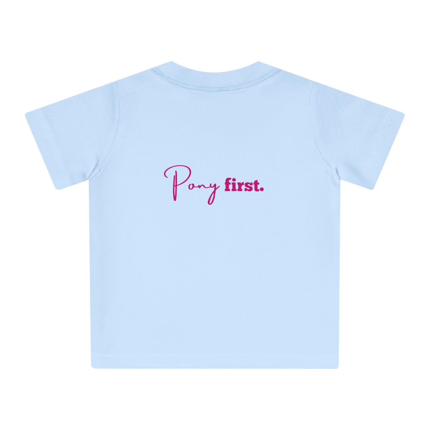 Pony First Baby T-Shirt – Pferdeliebe Shirt | Reitsport Baby Outfit | Stall Mode 2026