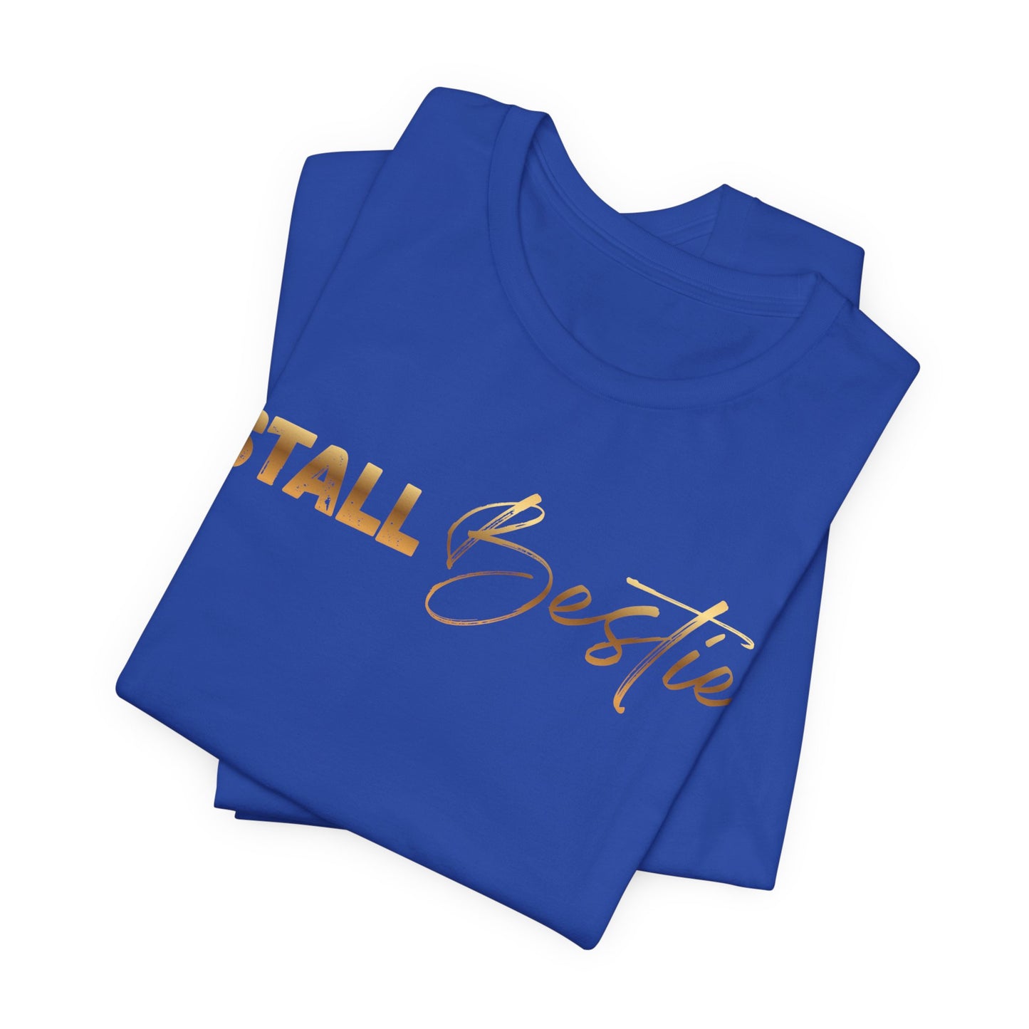 Stall Besties Damen T-Shirt – Beste Freundin im Reitstall | Pferde Liebe Statement | Reitsport Outfit