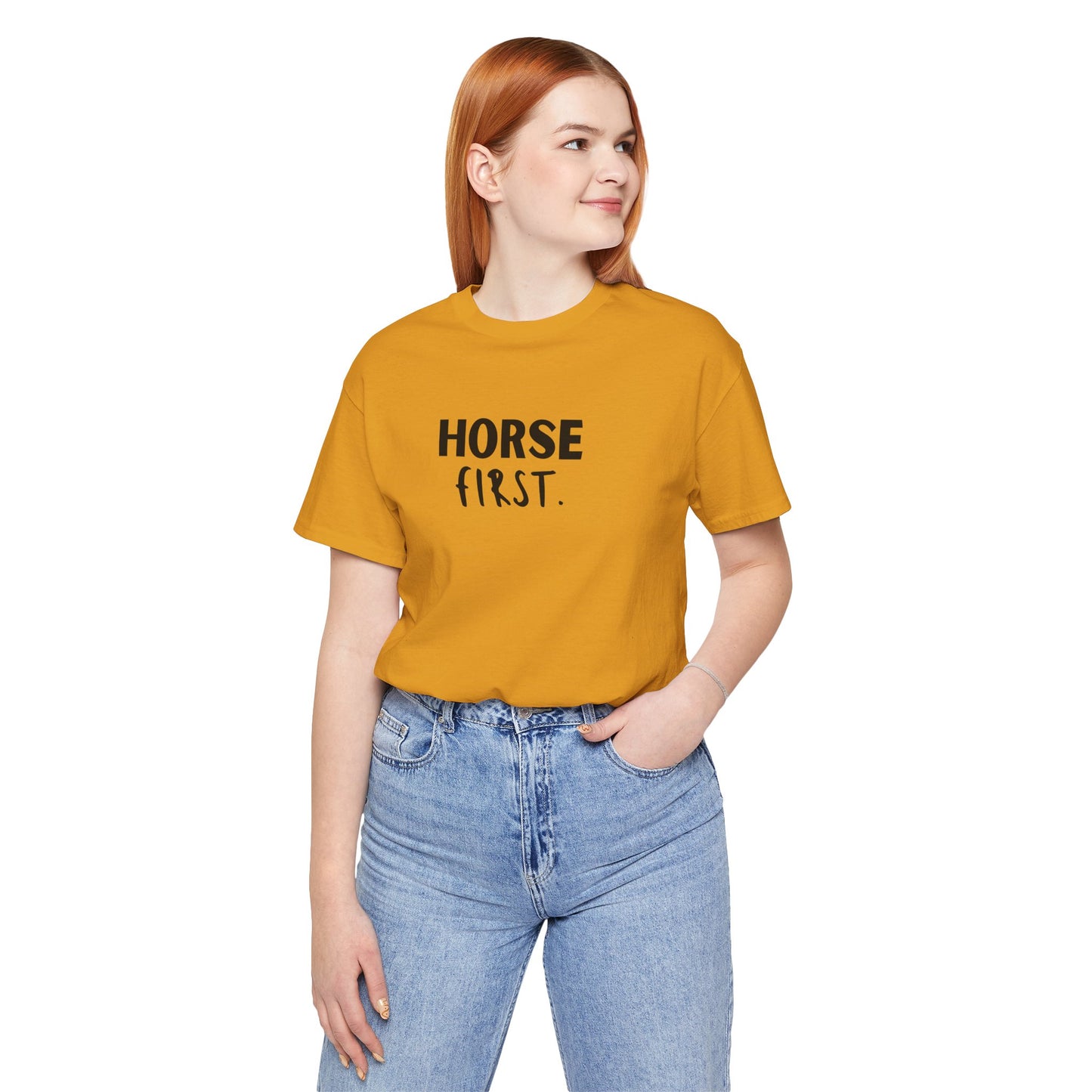 Horse First T-Shirt für Damen – Dein Herz schlägt für dein Pferd