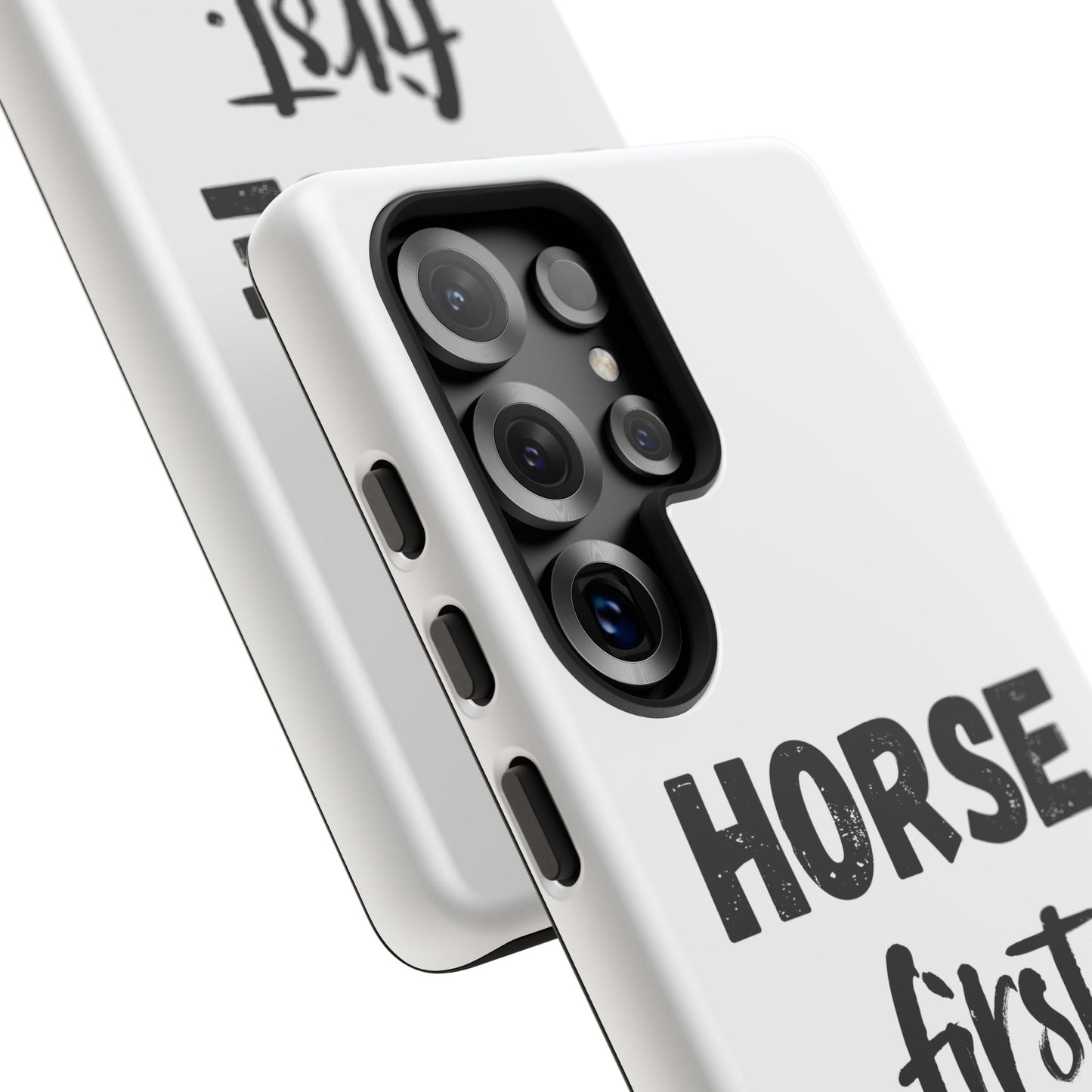 Horse First Phone Case - Equestrian iPhone Protective Cover