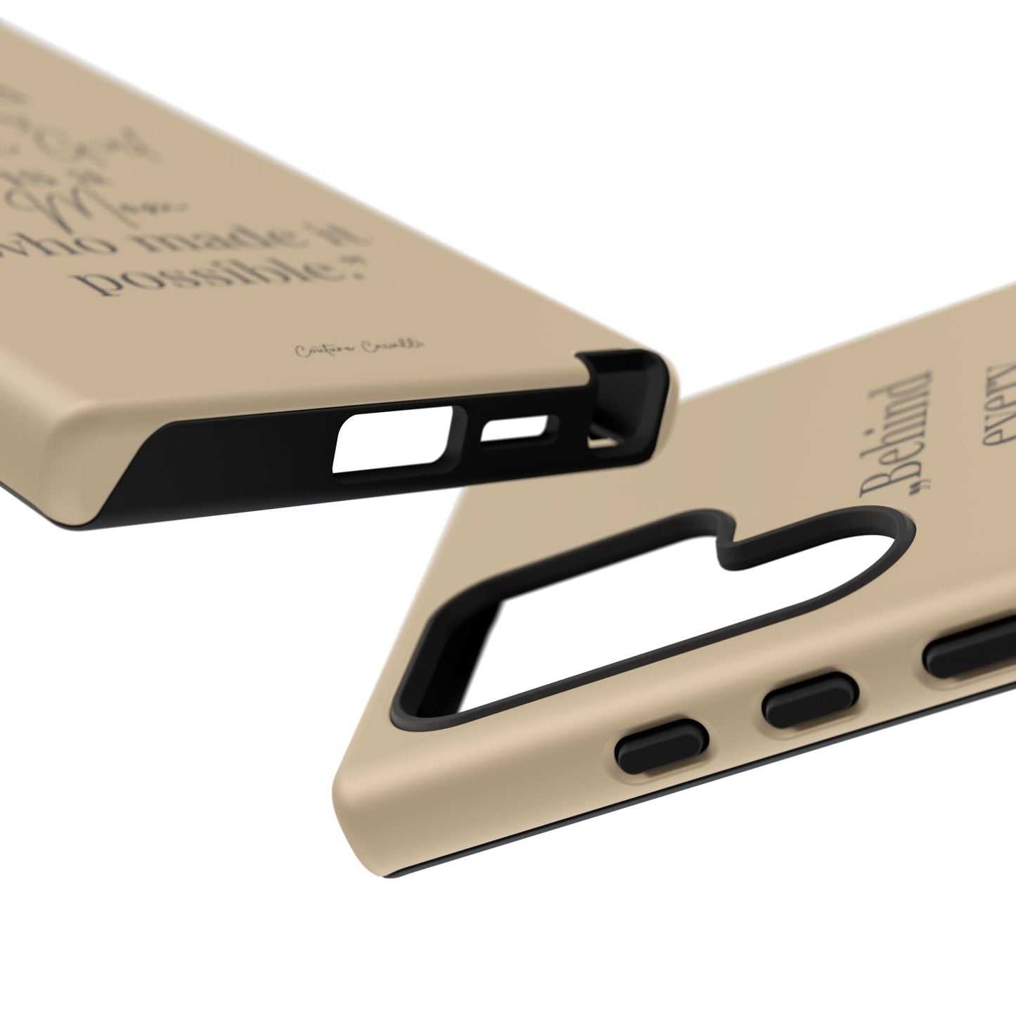 Phone Case — "Behind Every Horse Girl Is a Mom Who Made It Possible" (Equestrian Mom Gift)
