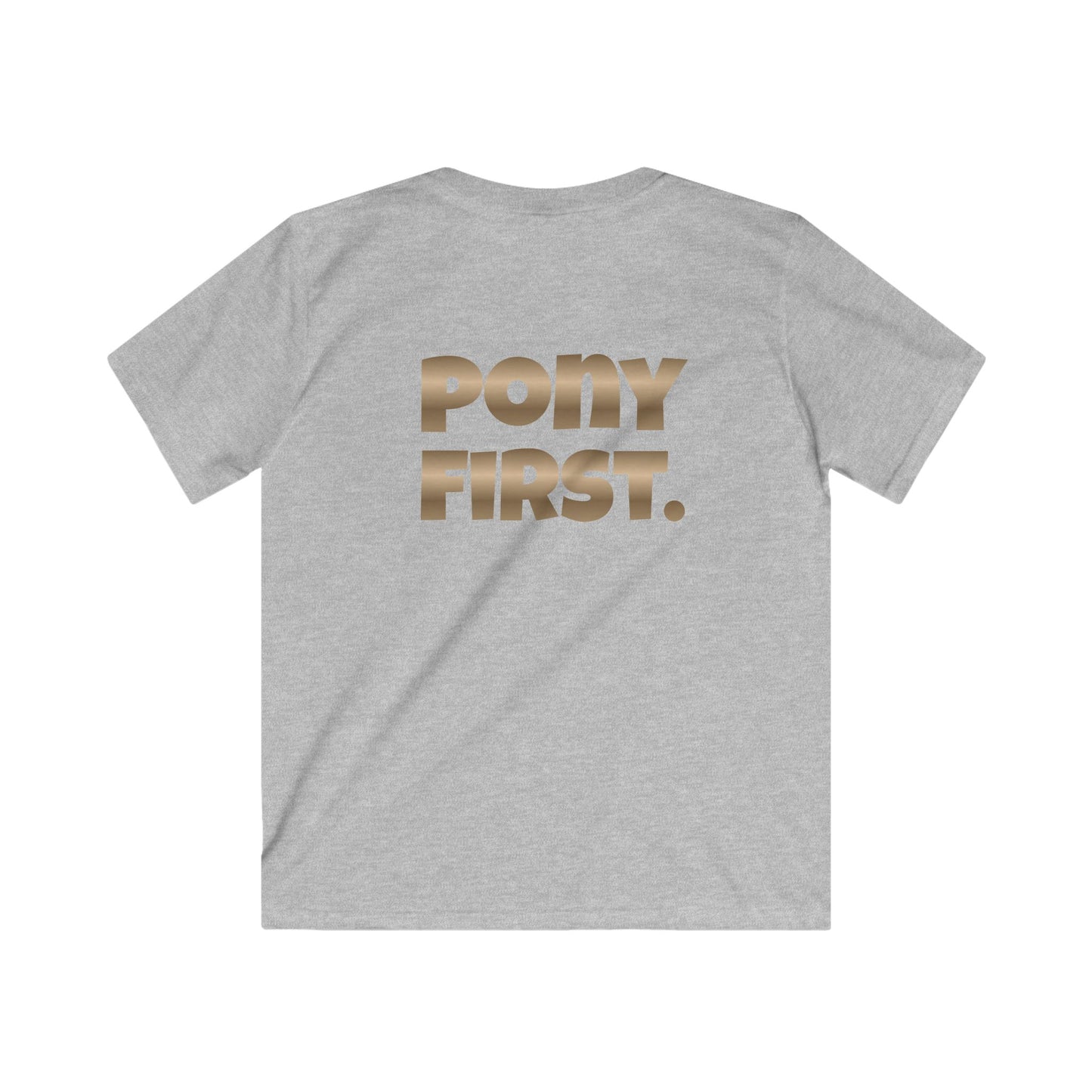 Personalisiertes Pony First Kinder-T-Shirt – Mit eigenem Namen oder dem Ponynamem