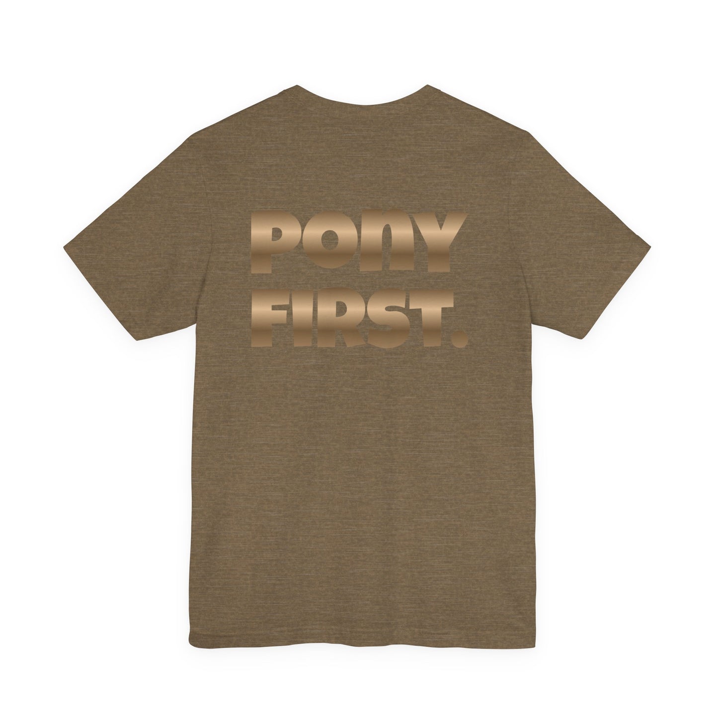 Pony First T-Shirt mit Rückenprint I auf Wunsch mit Ponyname personalisiert
