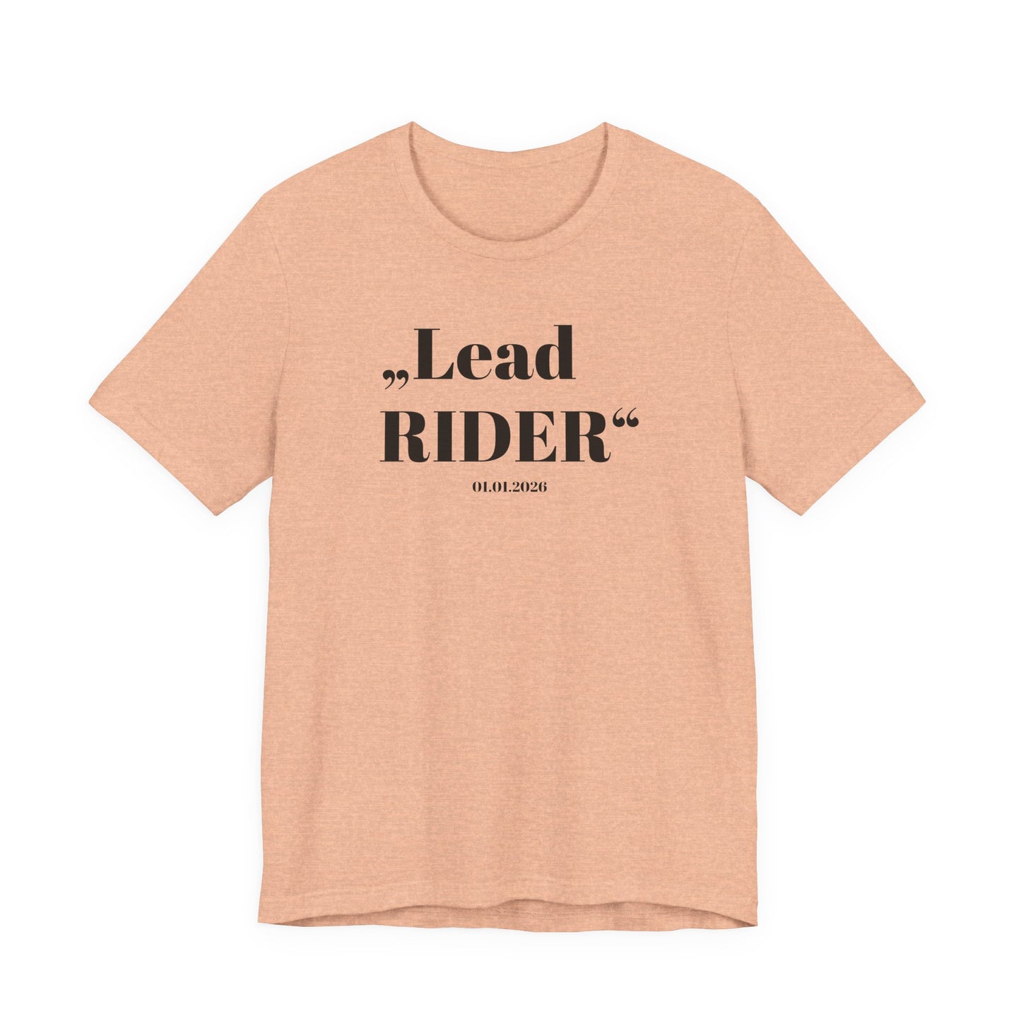 Lead Rider T‑Shirt — Maid of Honor Horse Girl Tee - Bridal Party Equestrian Shirt - Couture Cavalli