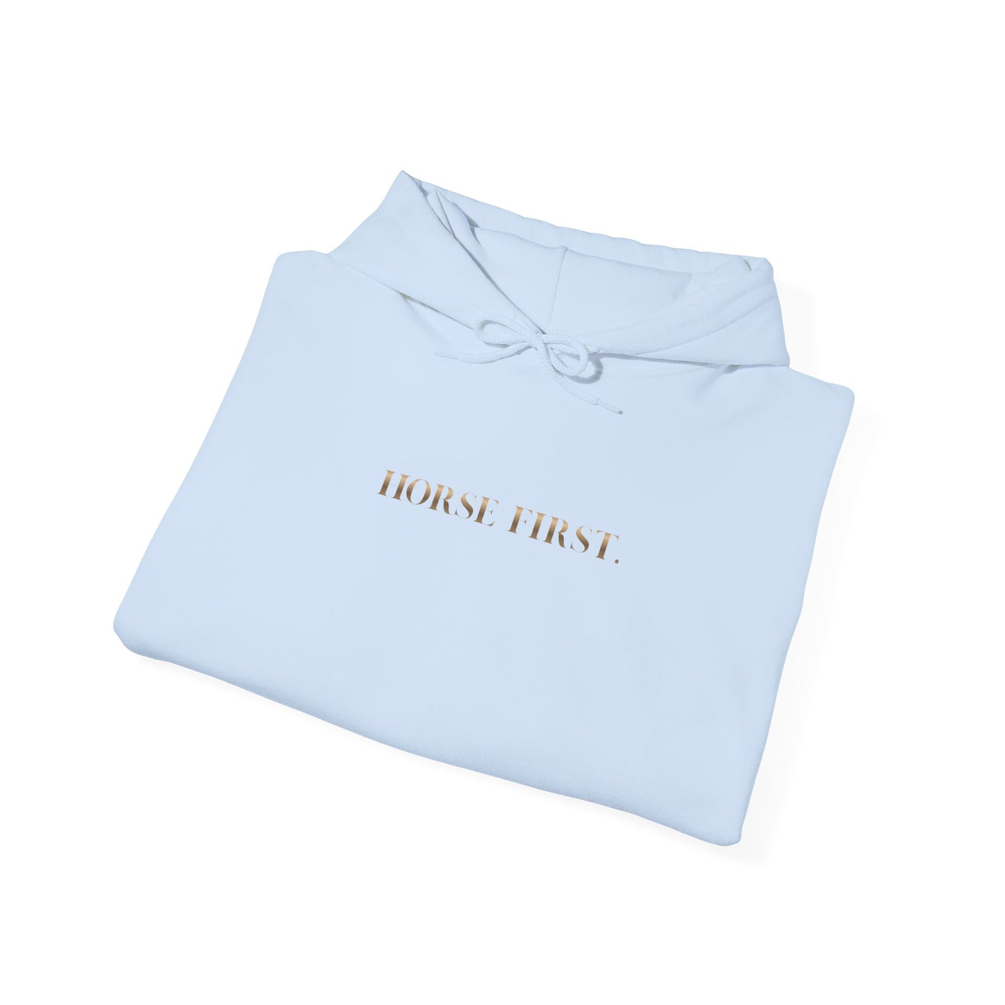 Hoodie — 'Horse First' Minimalist Equestrian Pullover