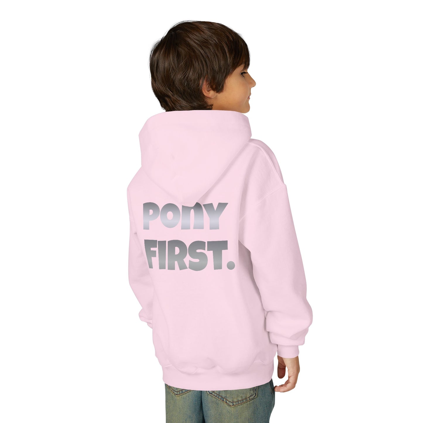 Pony First Kinder-Hoodie – Personalisiert für kleine Stallhelden
