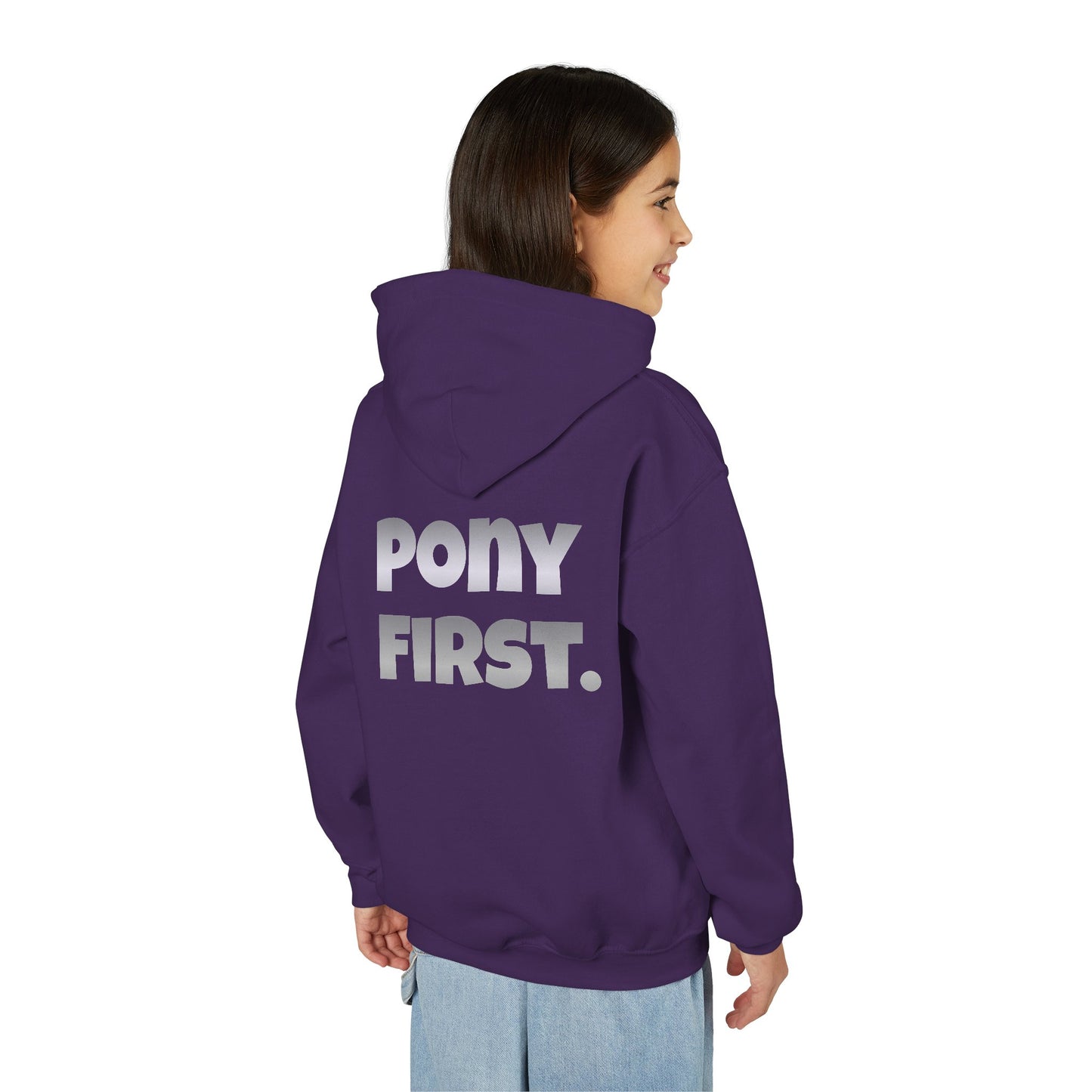 Pony First Kinder-Hoodie – Personalisiert für kleine Stallhelden