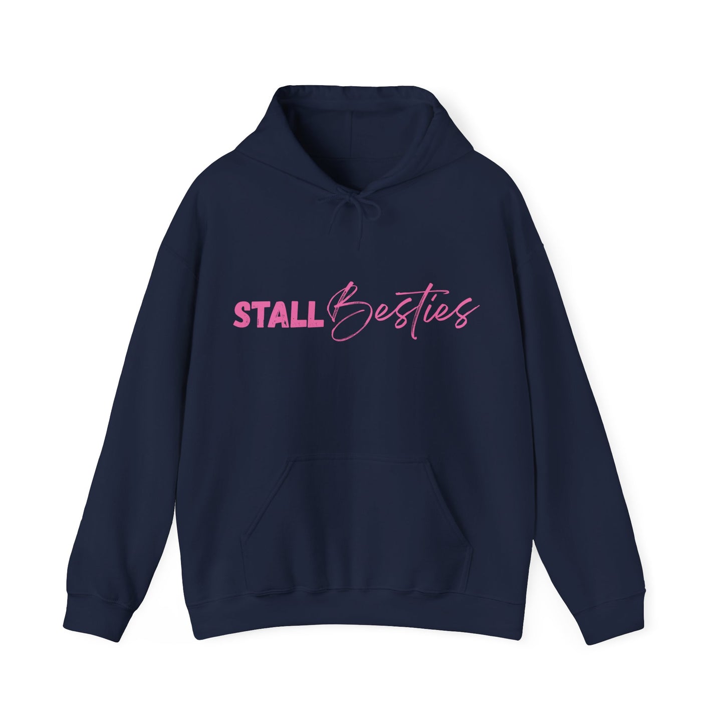 Stall Besties Hoodie | Pferde Hoodie für beste Stallfreunde - Reit Hoodie mit pinke Print - Geschenk für Reiterinnen