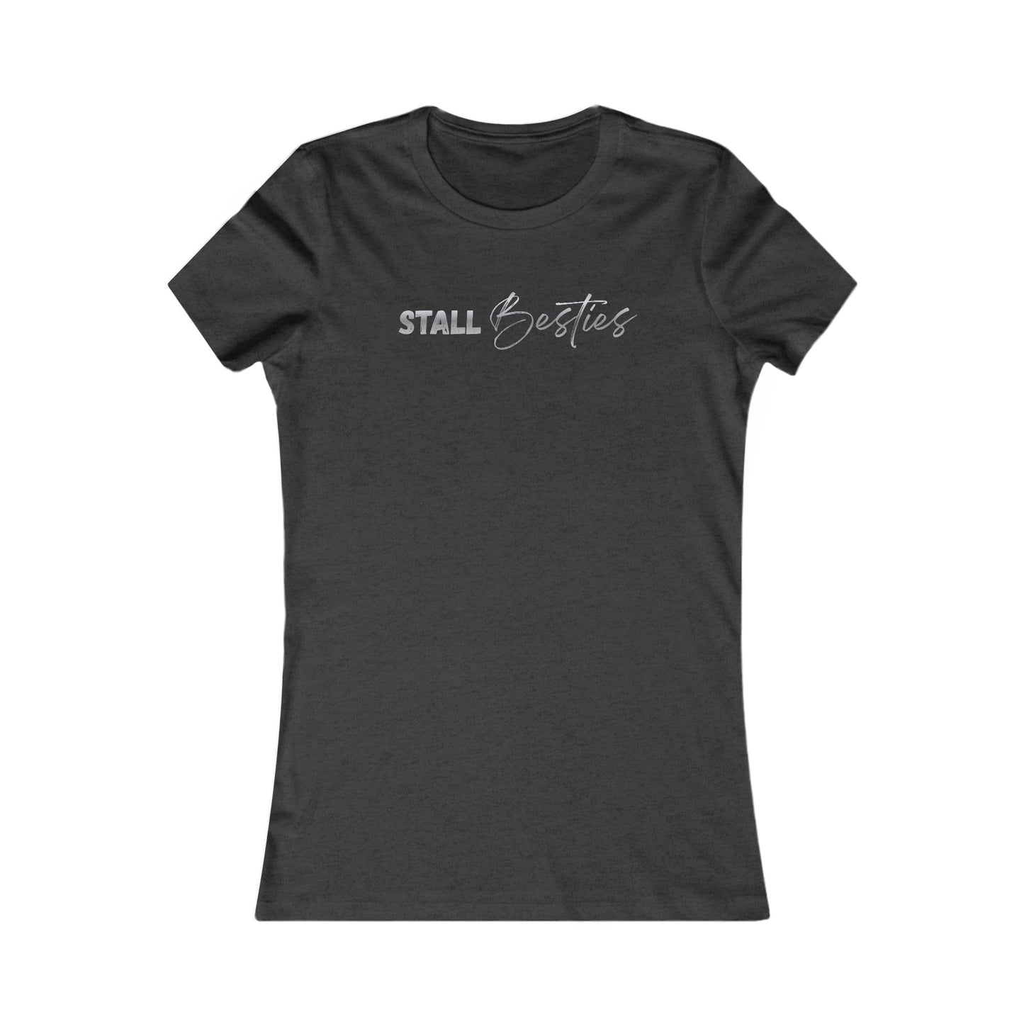 Stall Besties Damen T-Shirt – Beste Freundin im Reitstall | Pferde Liebe Shirt | Reitsport Fashion