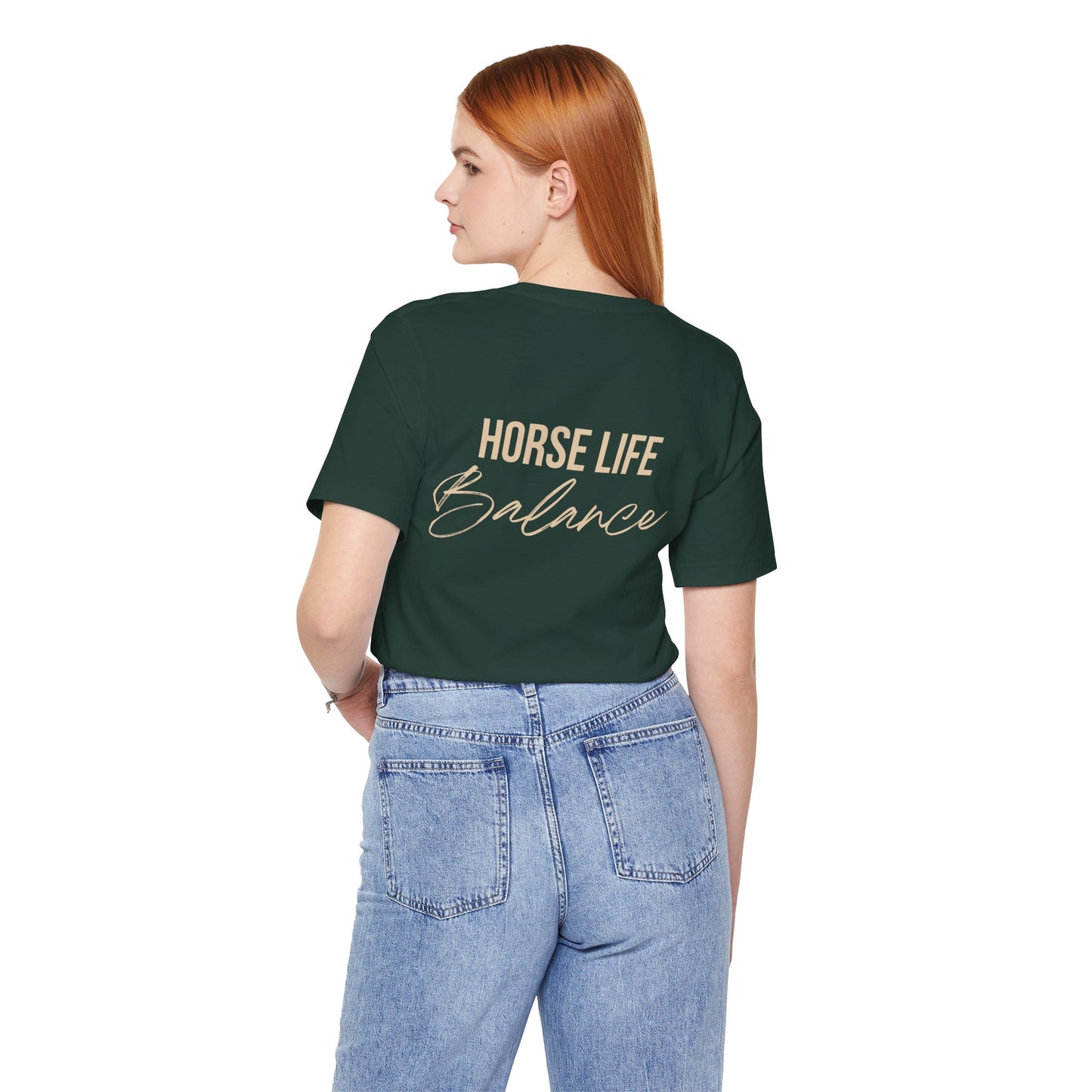 Horse Life Balance T-Shirt — Equestrian Casual Tee