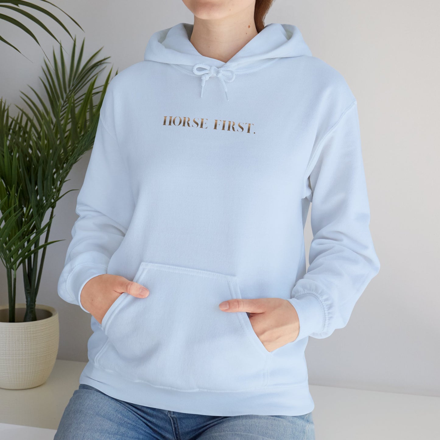Hoodie — 'Horse First' Minimalist Equestrian Pullover