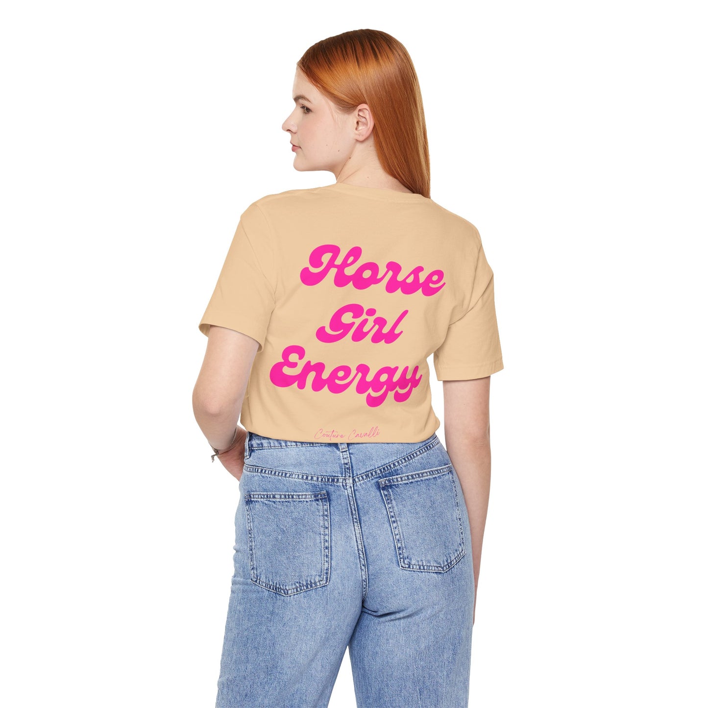Horse Girl Energy T-Shirt – Ästhetisches Reiter Shirt für Pferdemädchen und Reiterinnen