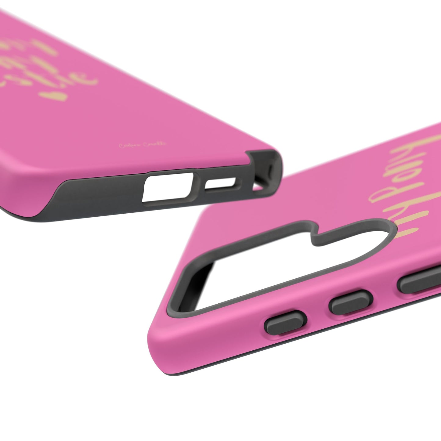 Pink 'My Pony Is My Bestie' Tough Phone Case I Handyhülle I Personalisiert mit Ponynamen