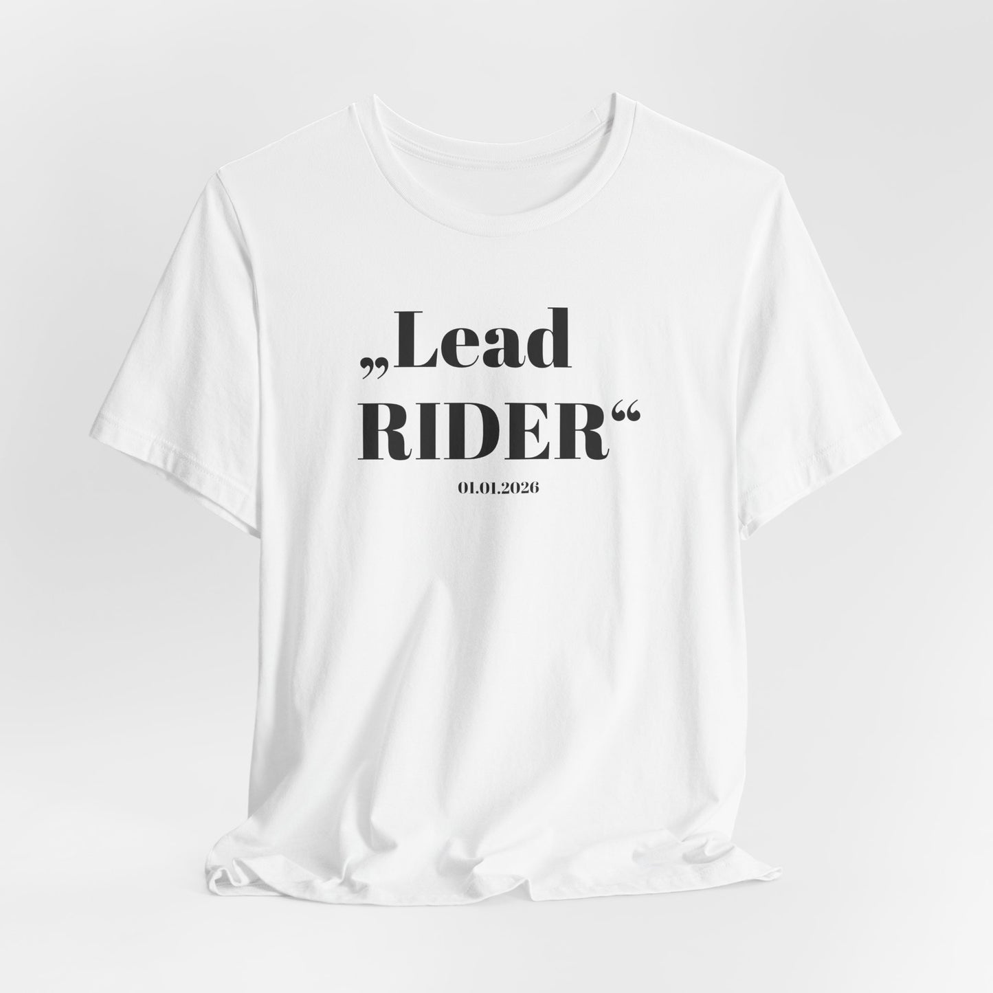 Lead Rider T‑Shirt — Maid of Honor Horse Girl Tee - Bridal Party Equestrian Shirt - Couture Cavalli
