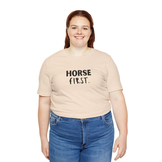Horse First T-Shirt für Damen – Dein Herz schlägt für dein Pferd