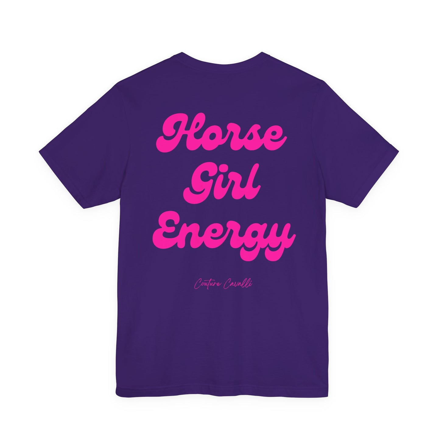 Horse Girl Energy T-Shirt – Ästhetisches Reiter Shirt für Pferdemädchen und Reiterinnen