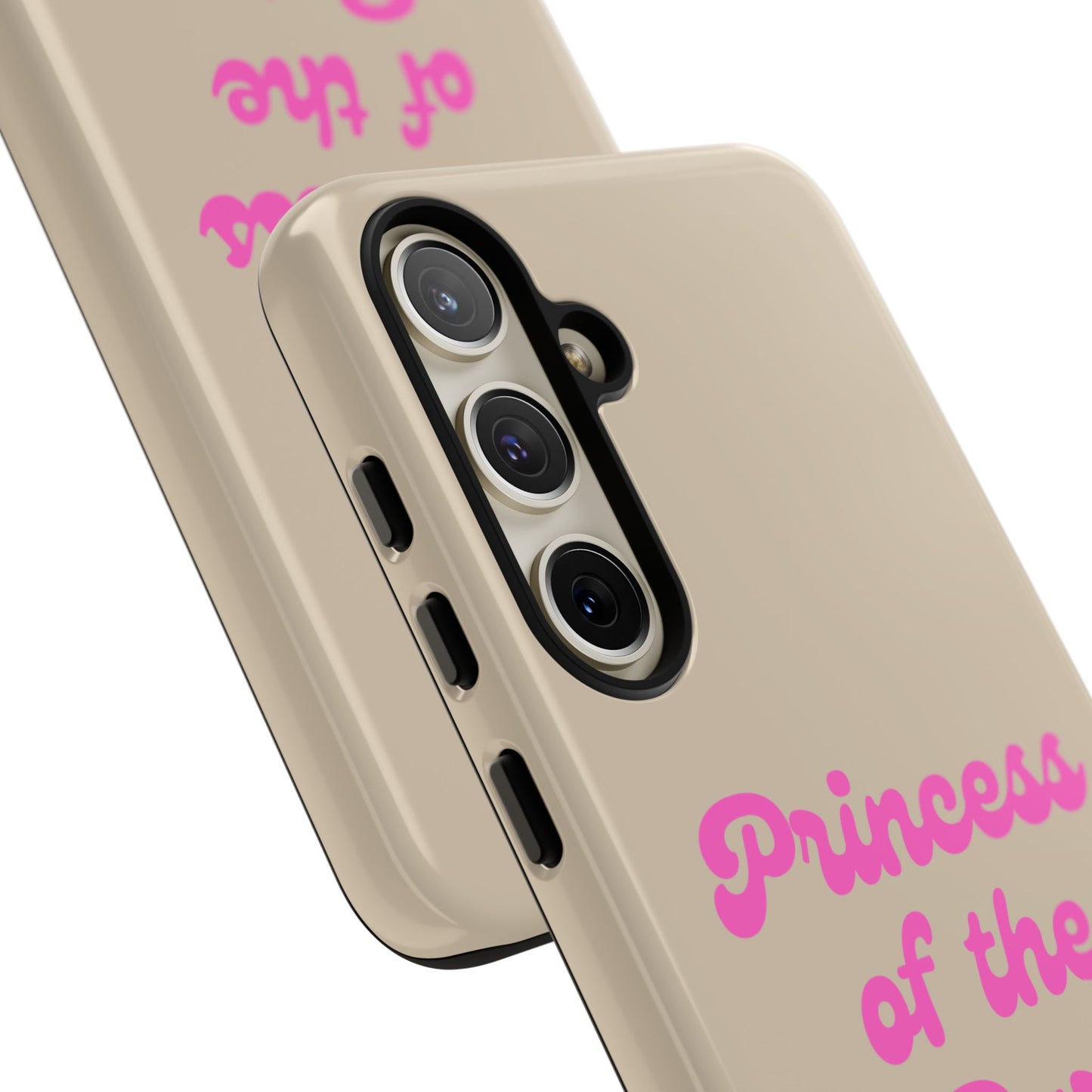 Phone Case — "Princess of the Barn" Pink Script Protective Tough Case