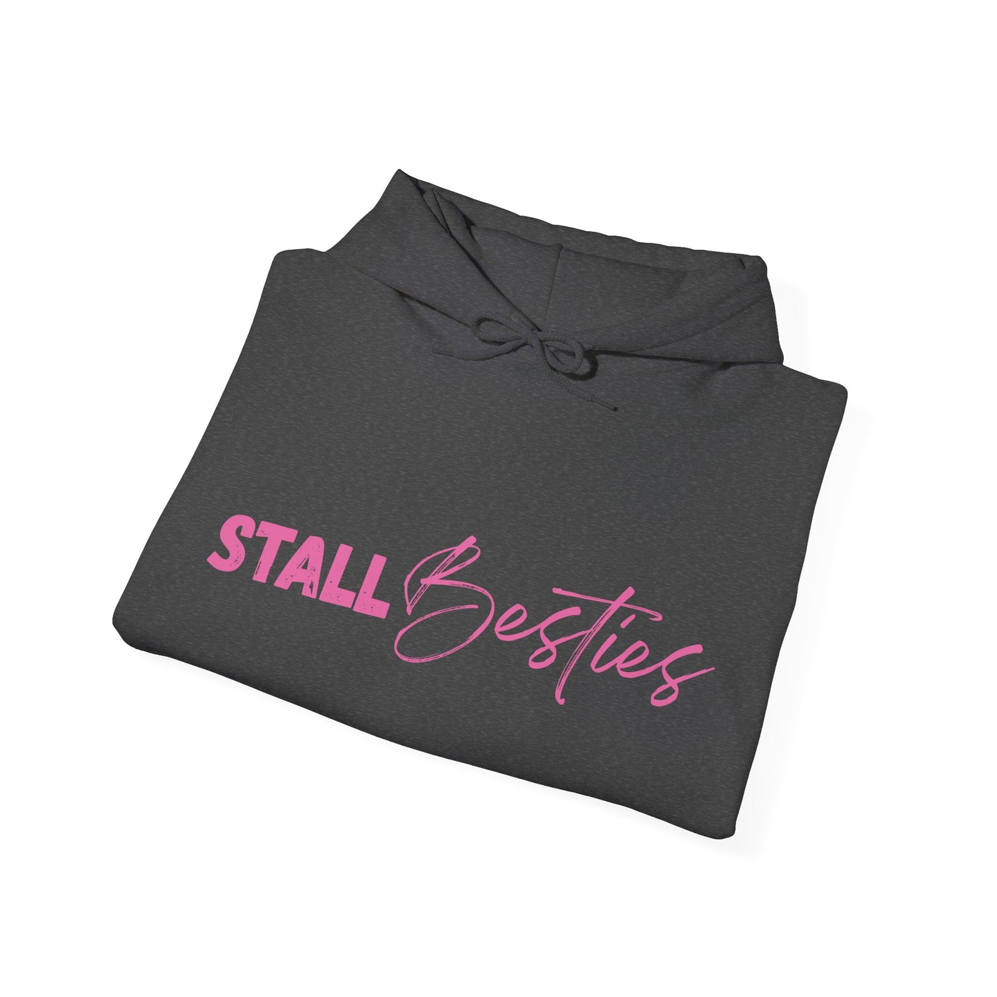 Stall Besties Hoodie | Pferde Hoodie für beste Stallfreunde - Reit Hoodie mit pinke Print - Geschenk für Reiterinnen