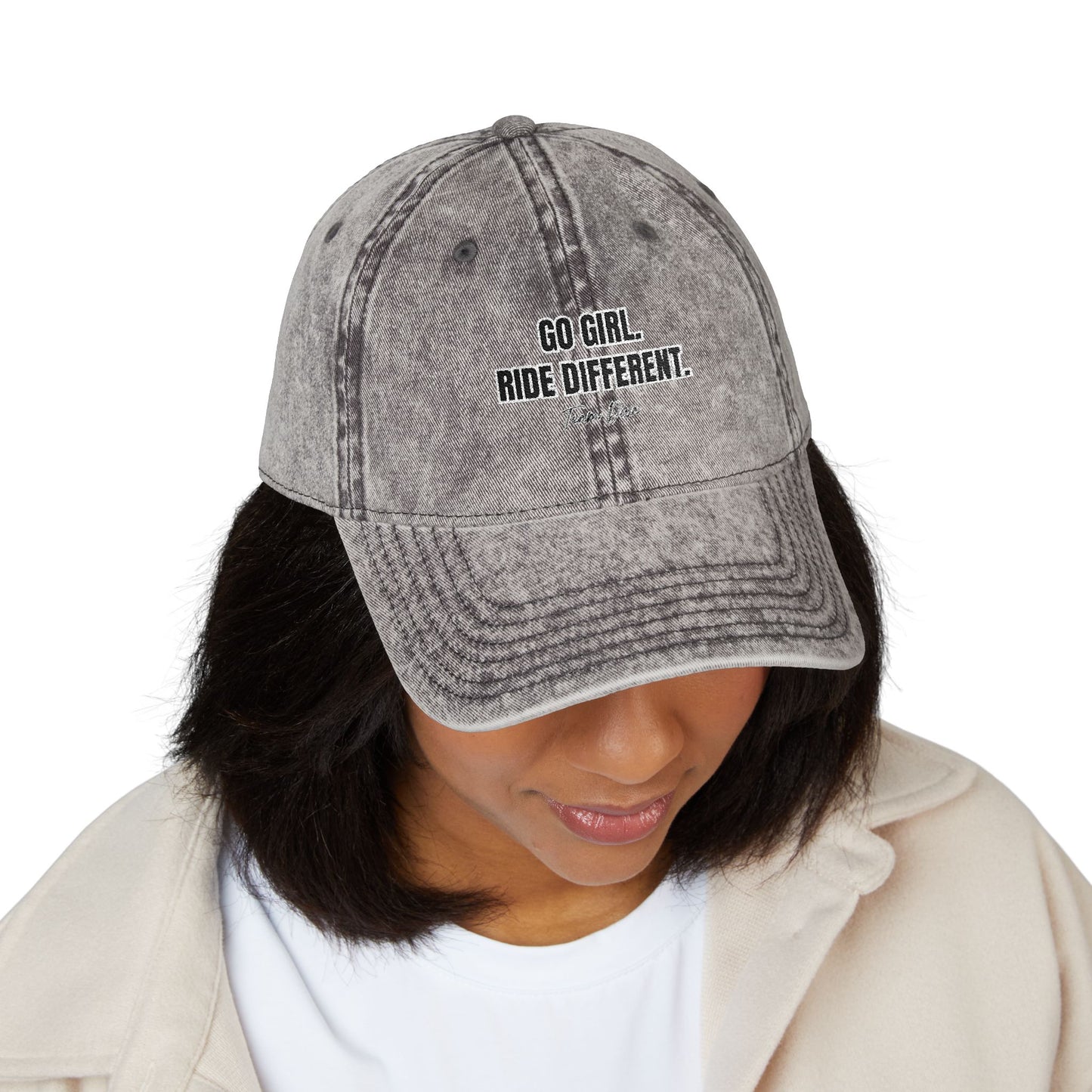 Go Girl. Ride Different Cappy personalisiert