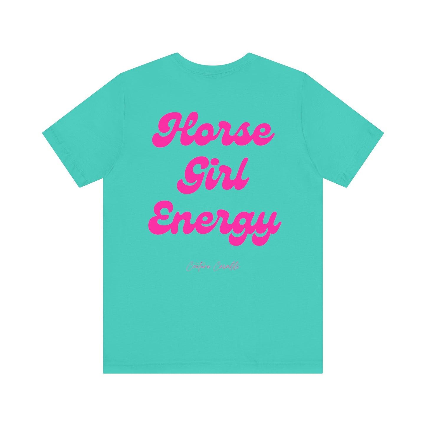 Horse Girl Energy T-Shirt – Ästhetisches Reiter Shirt für Pferdemädchen und Reiterinnen