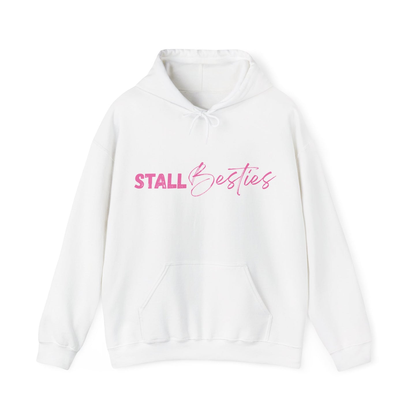 Stall Besties Hoodie | Pferde Hoodie für beste Stallfreunde - Reit Hoodie mit pinke Print - Geschenk für Reiterinnen
